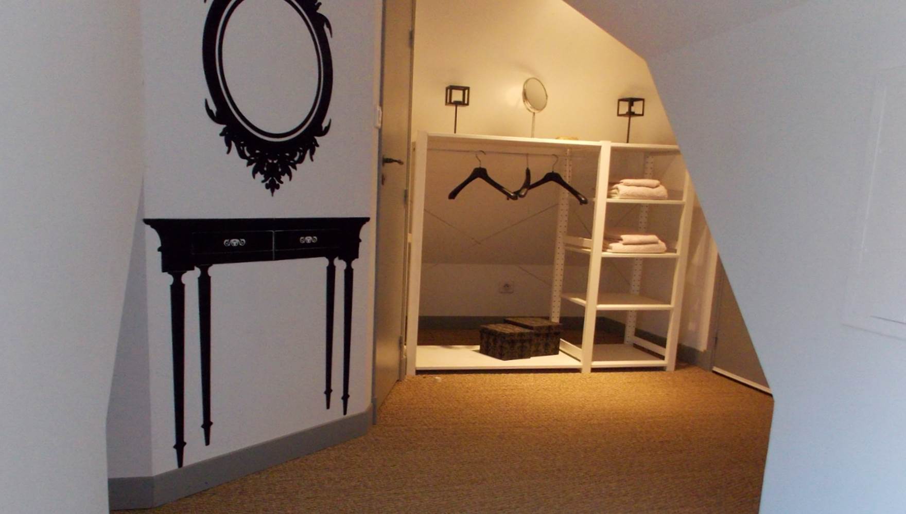 Domaine du Gué du Roi Chambre d'Hôtes Alcôve Dressing