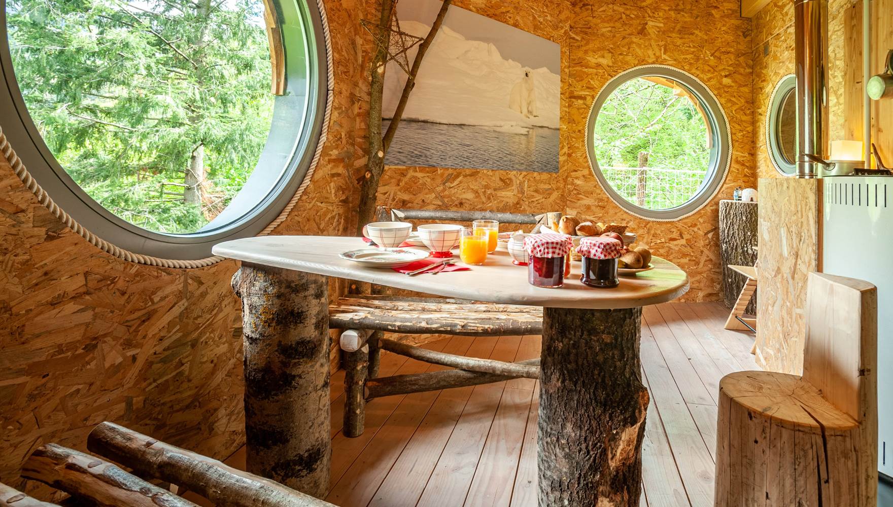 Vue sur le Grand Ballon depuis la Cabane