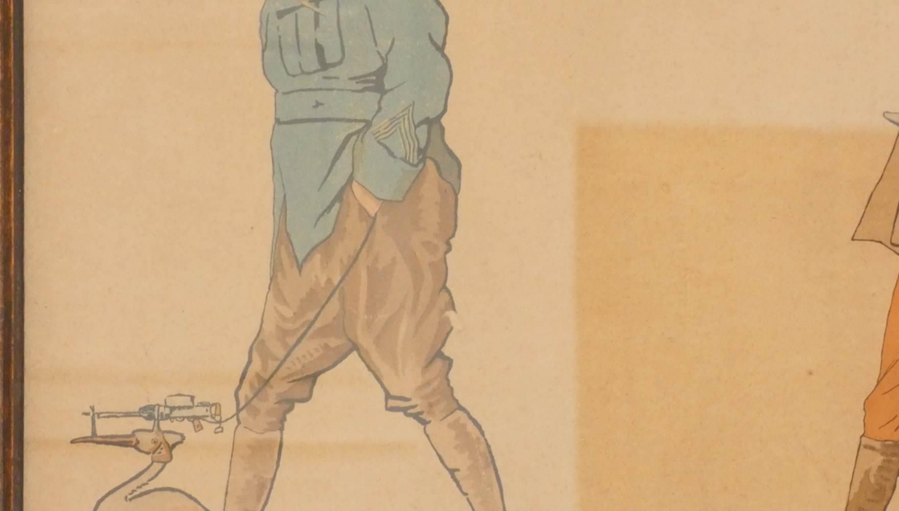 Un des aviateurs de la Grande Guerre. Le grenier a hébergé des soldats de la bataille de la Marne