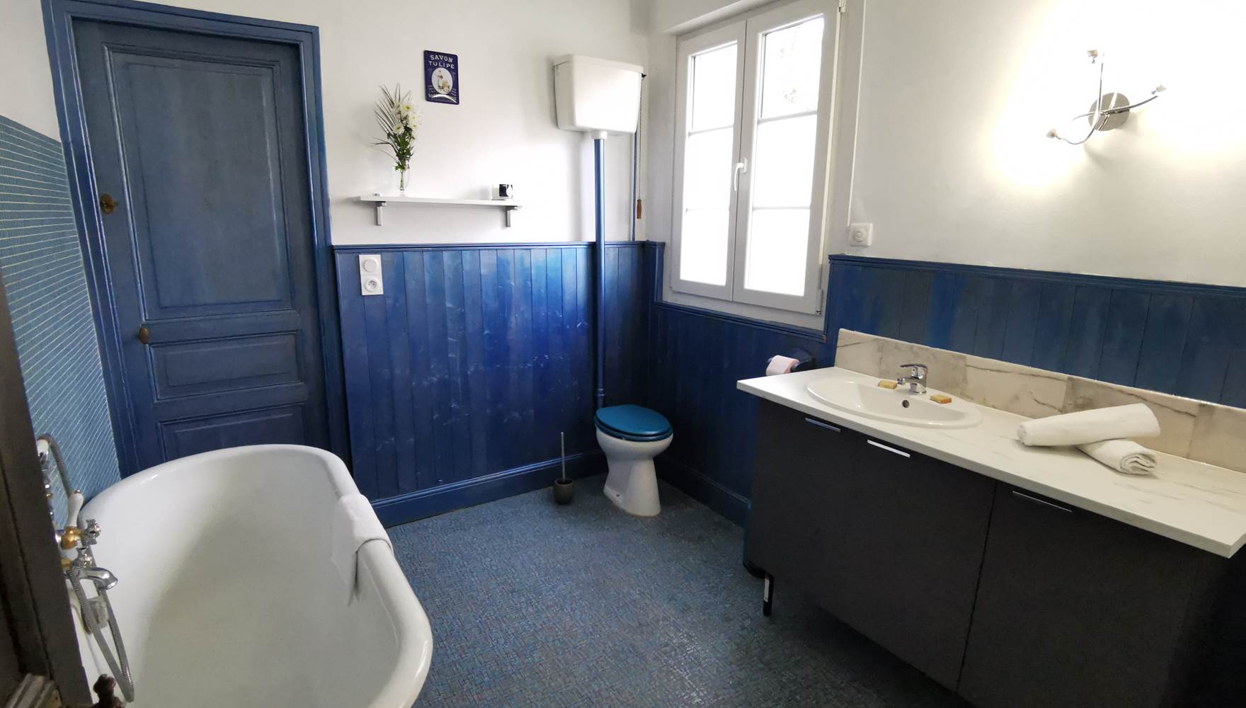 Salle de bain gîte La Caudalie