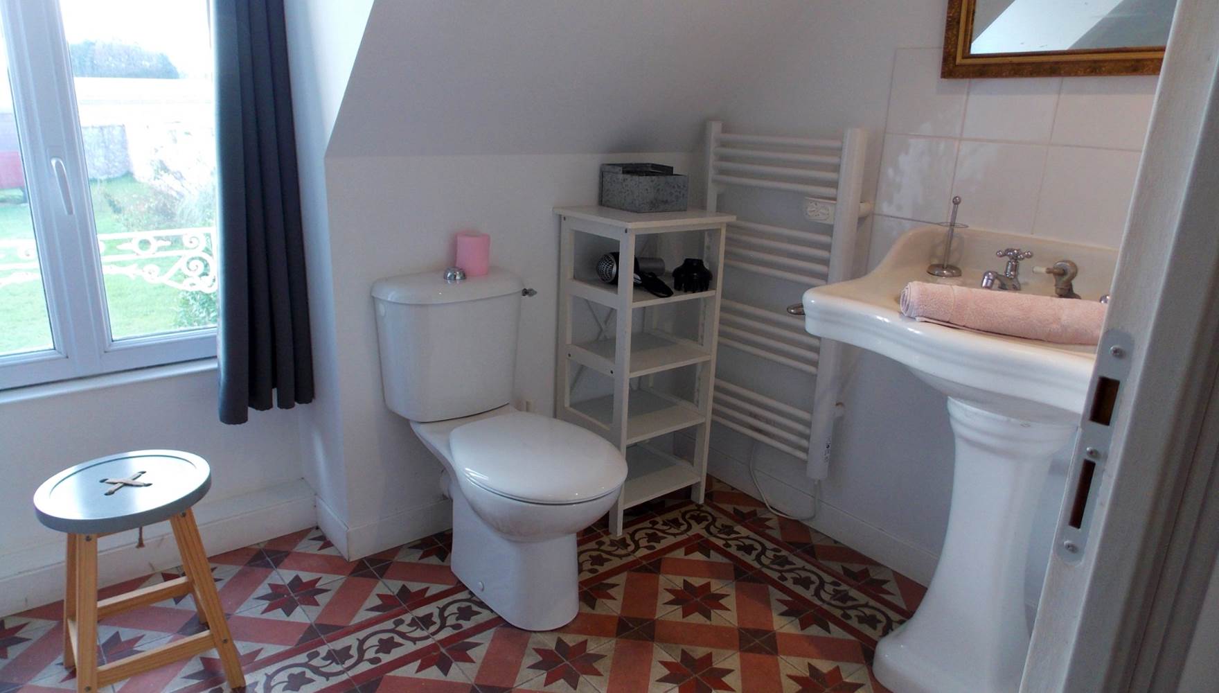 Domaine du Gué du Roi Gîte La Grange du Gué du Roi Salle de Bain