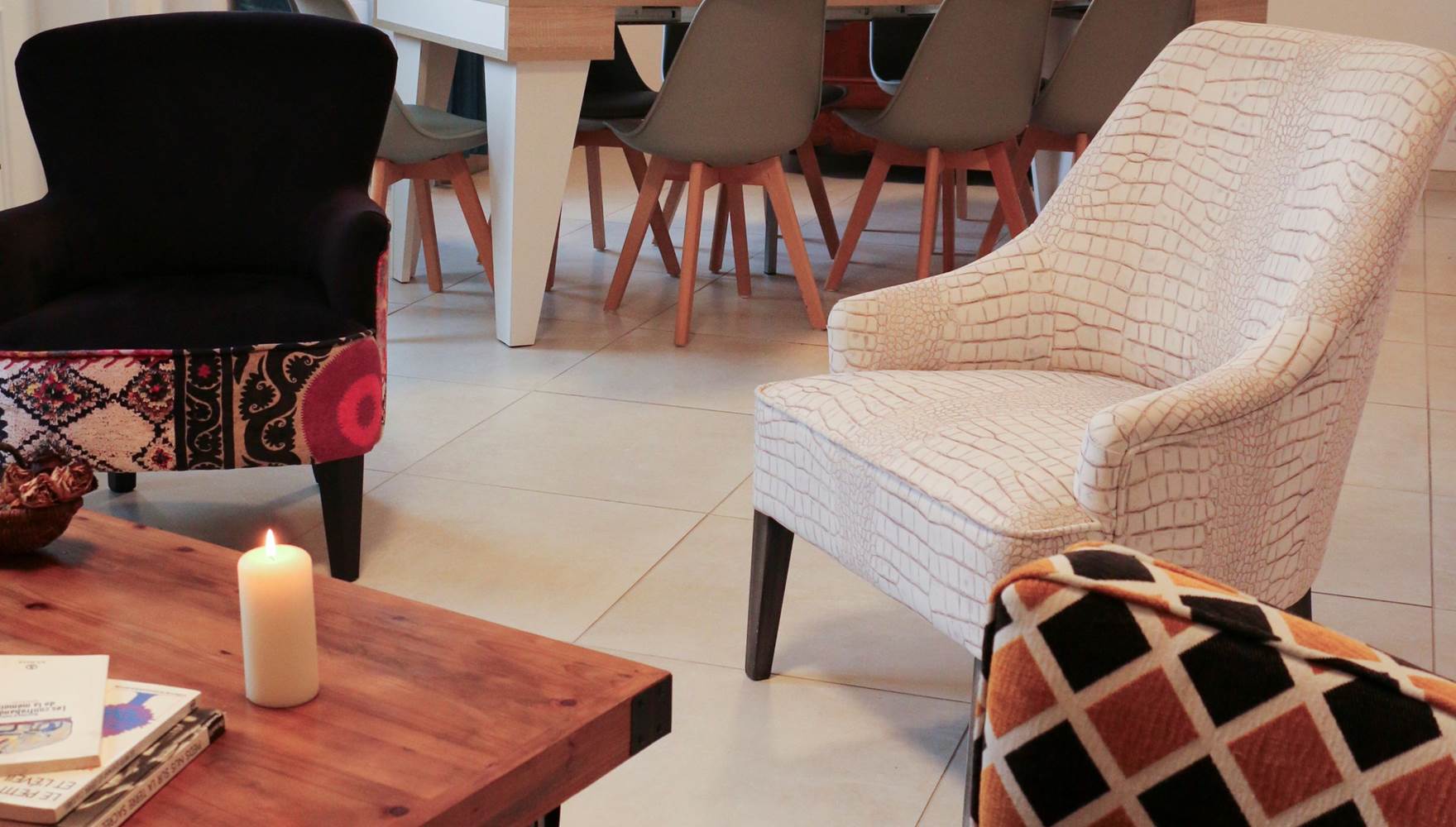 espace salon spacieux