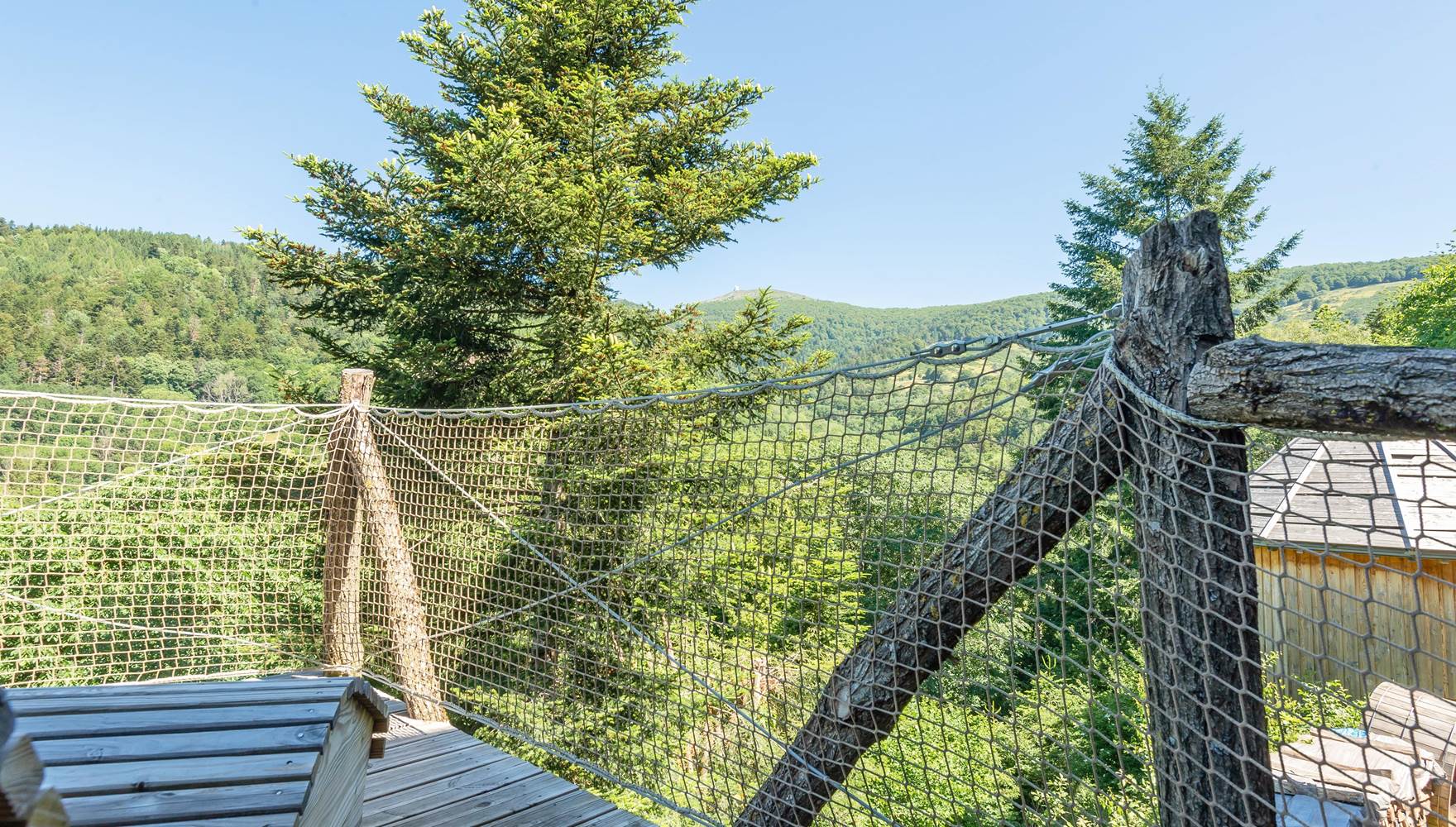 Vue sur le Grand Ballon depuis la terrasse