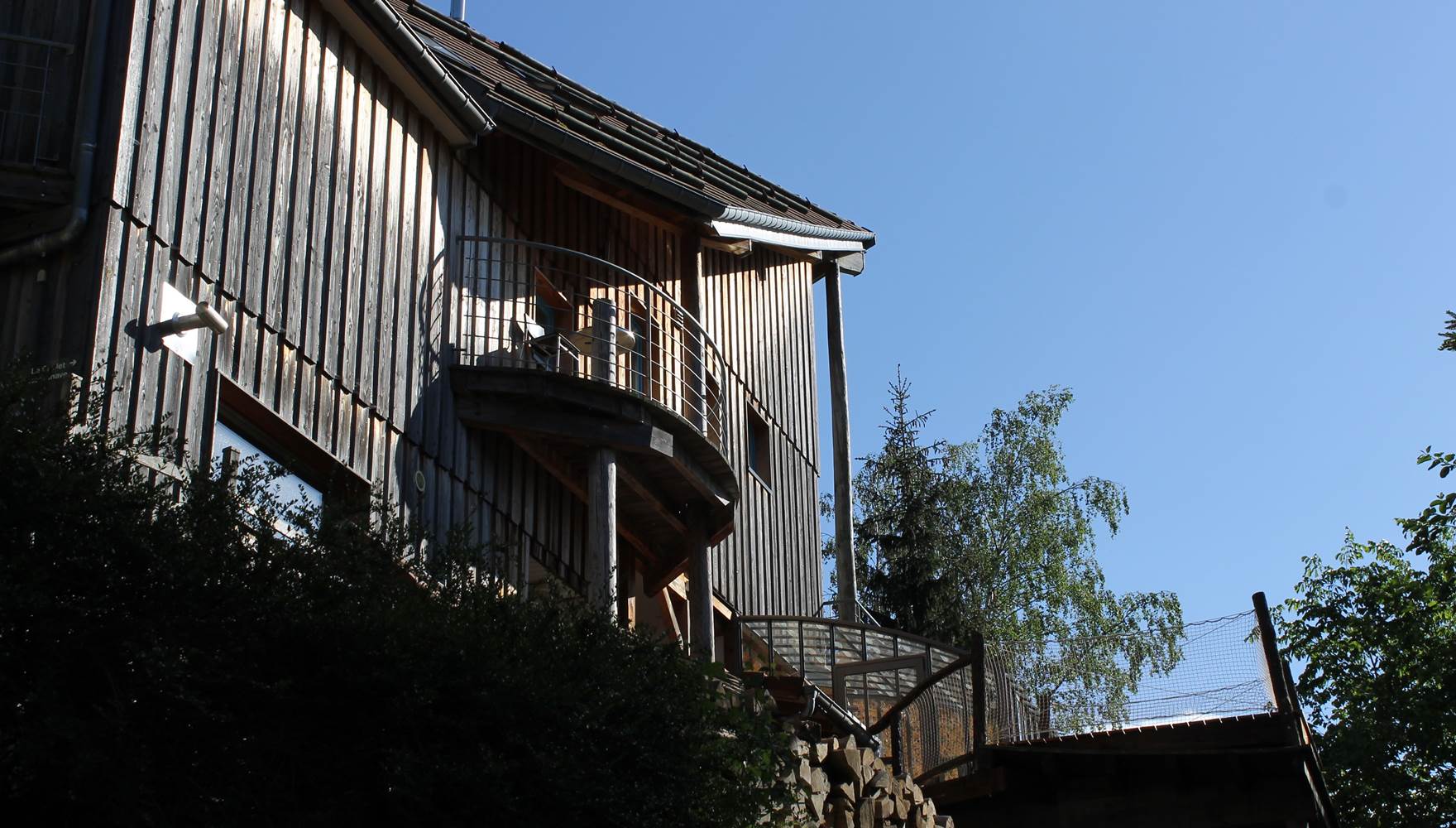 Hébergement insolite dans la maison bioclimatique