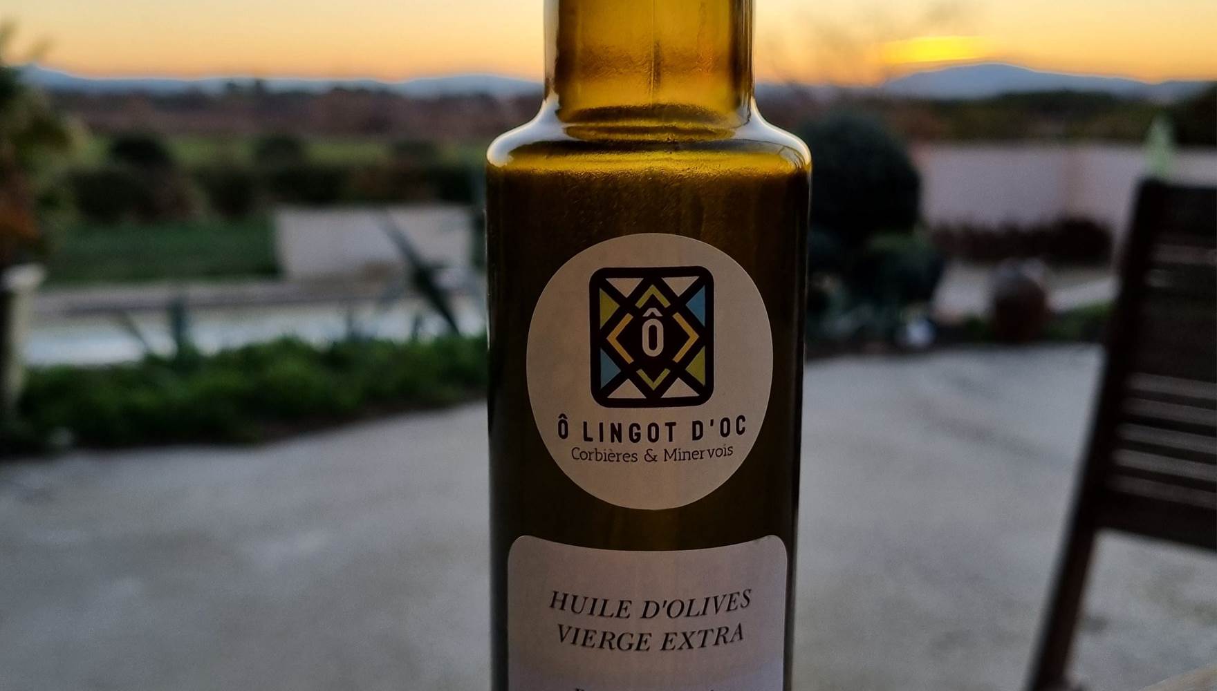 l'huile d'olive du domaine à déguster sur place