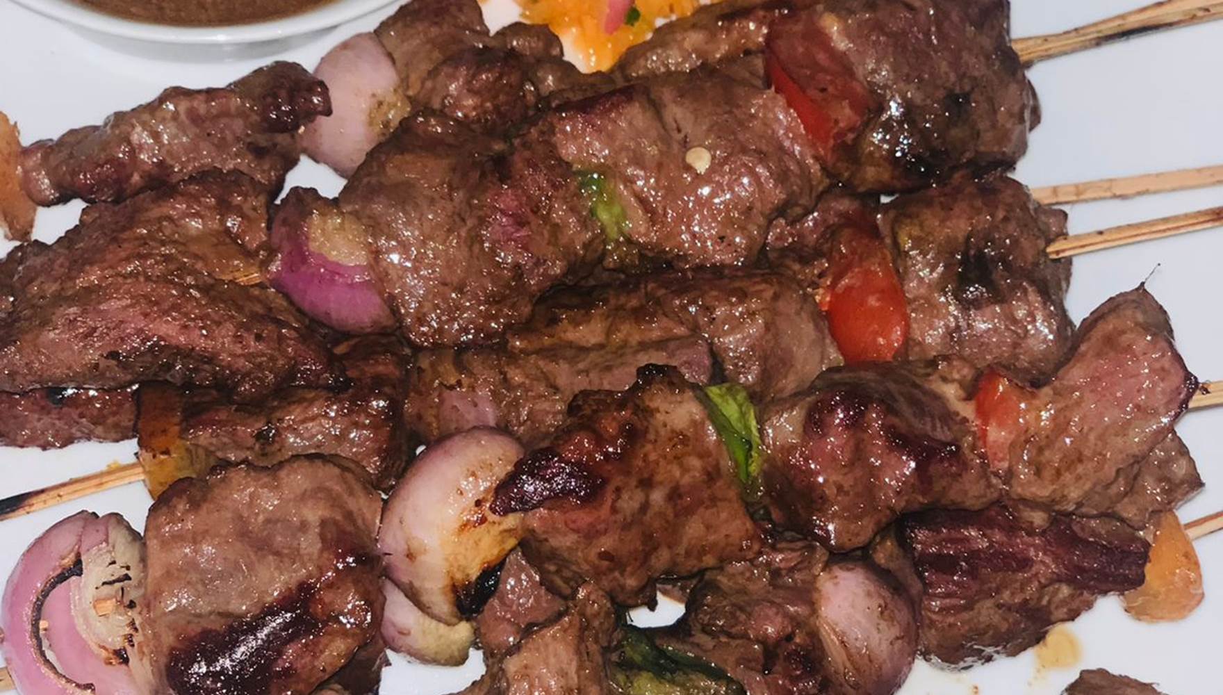 Assiette de Brochette de Zébu