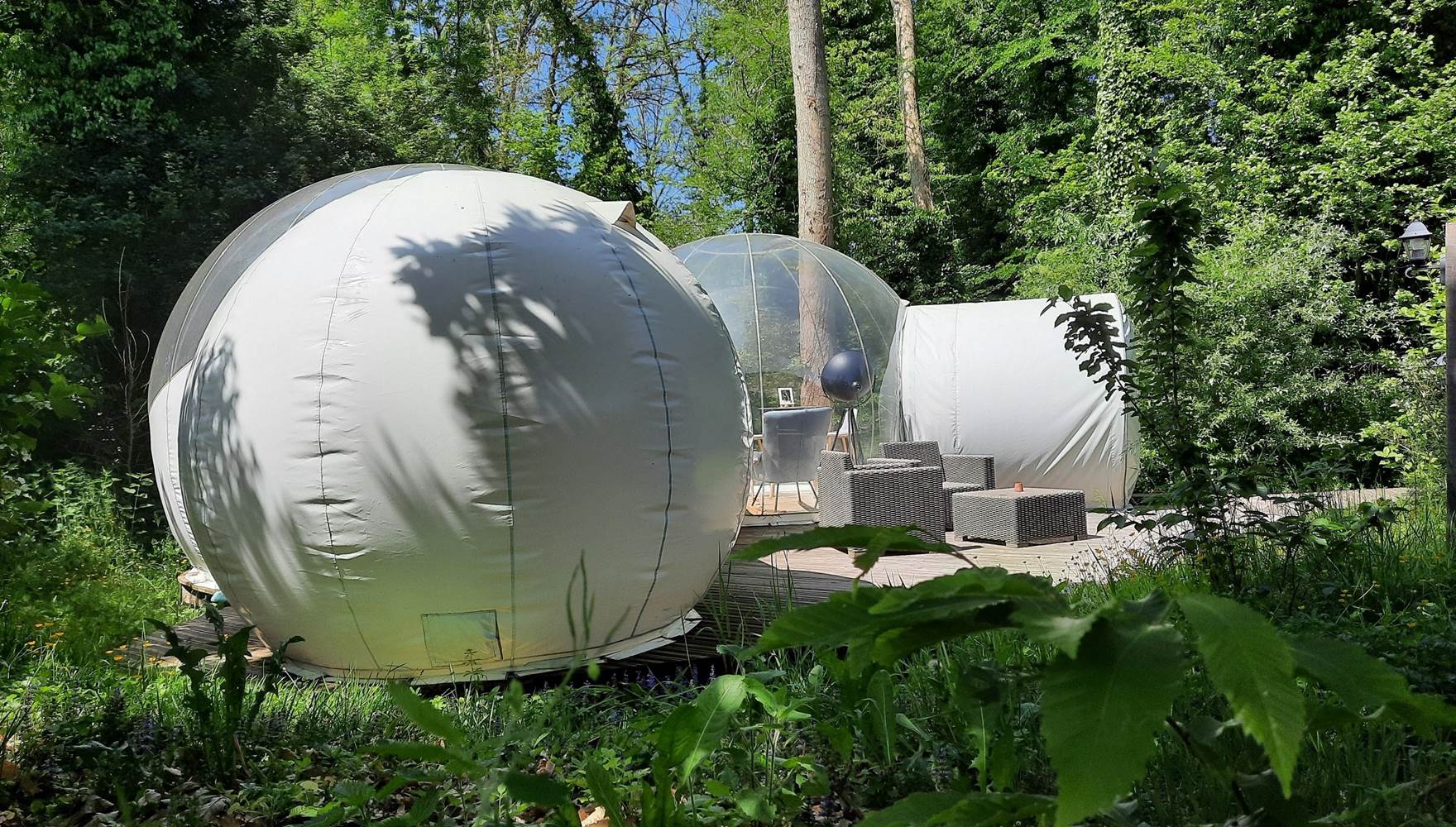 vu sur la maison bulle