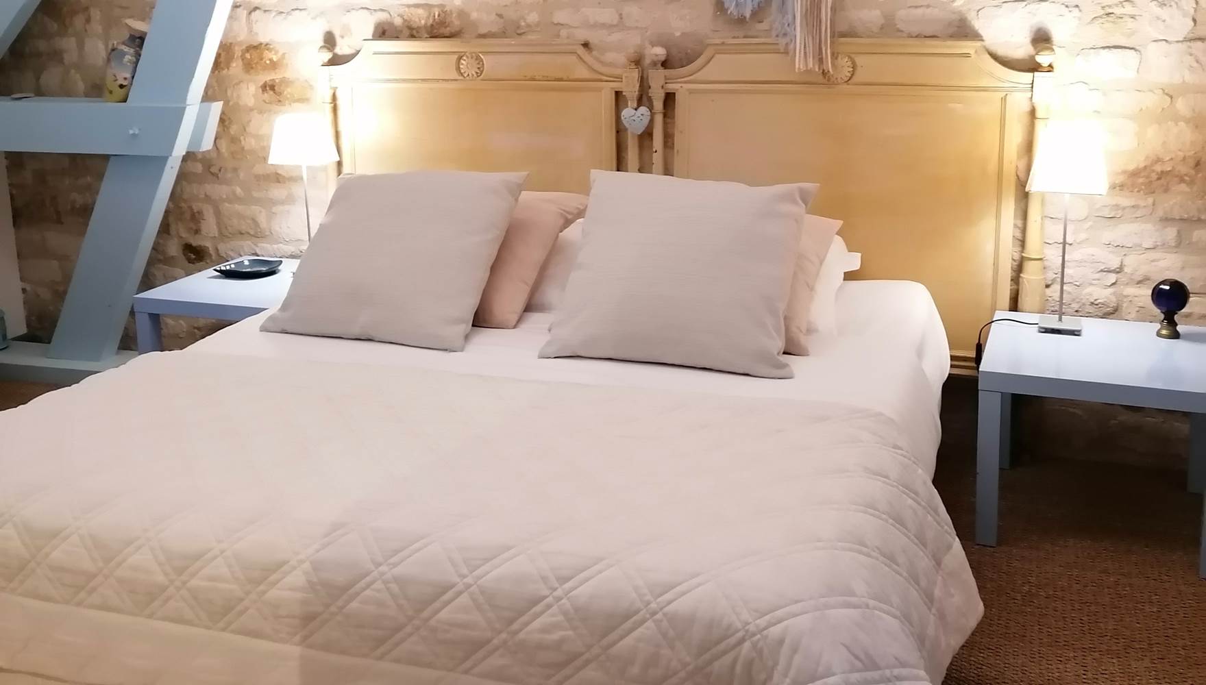 Chambre Doiuble Fée des Neiges ciel à La Malposte