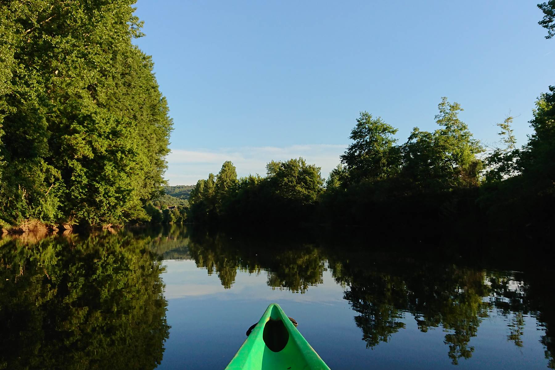 tranquilité sur la Vézère #canoëfamily