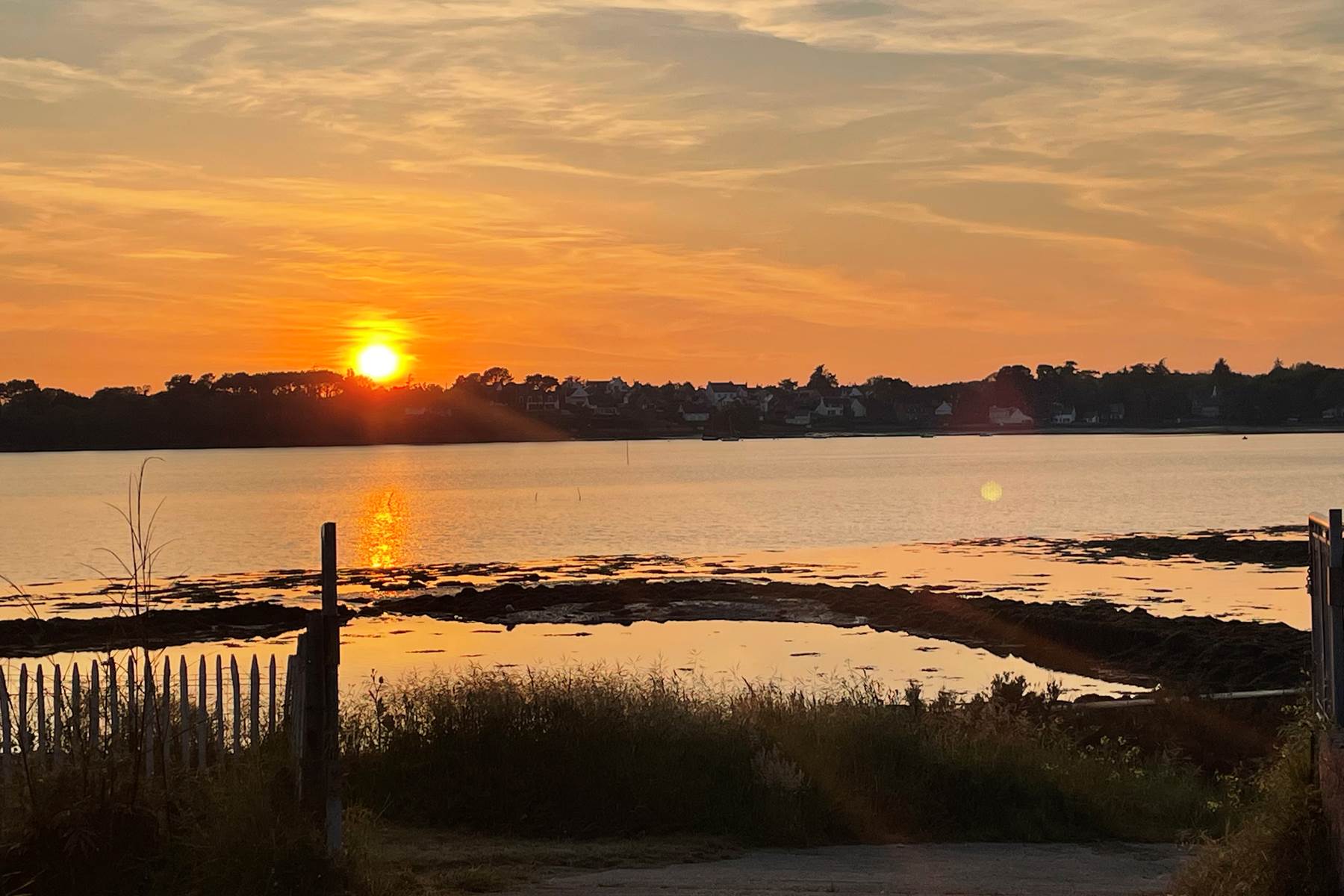 Coucher de soleil depuis cabane a huitres-photo-page