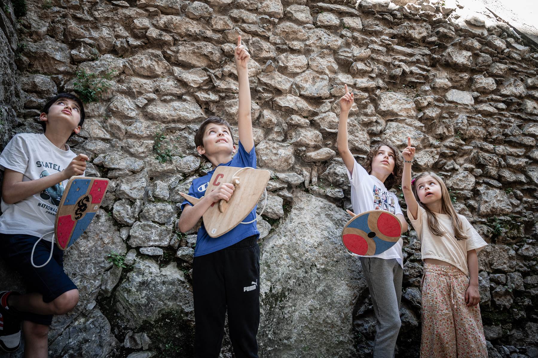 Chateau-fort-Lourdes-visite-Pyrénées-jeu-enfant