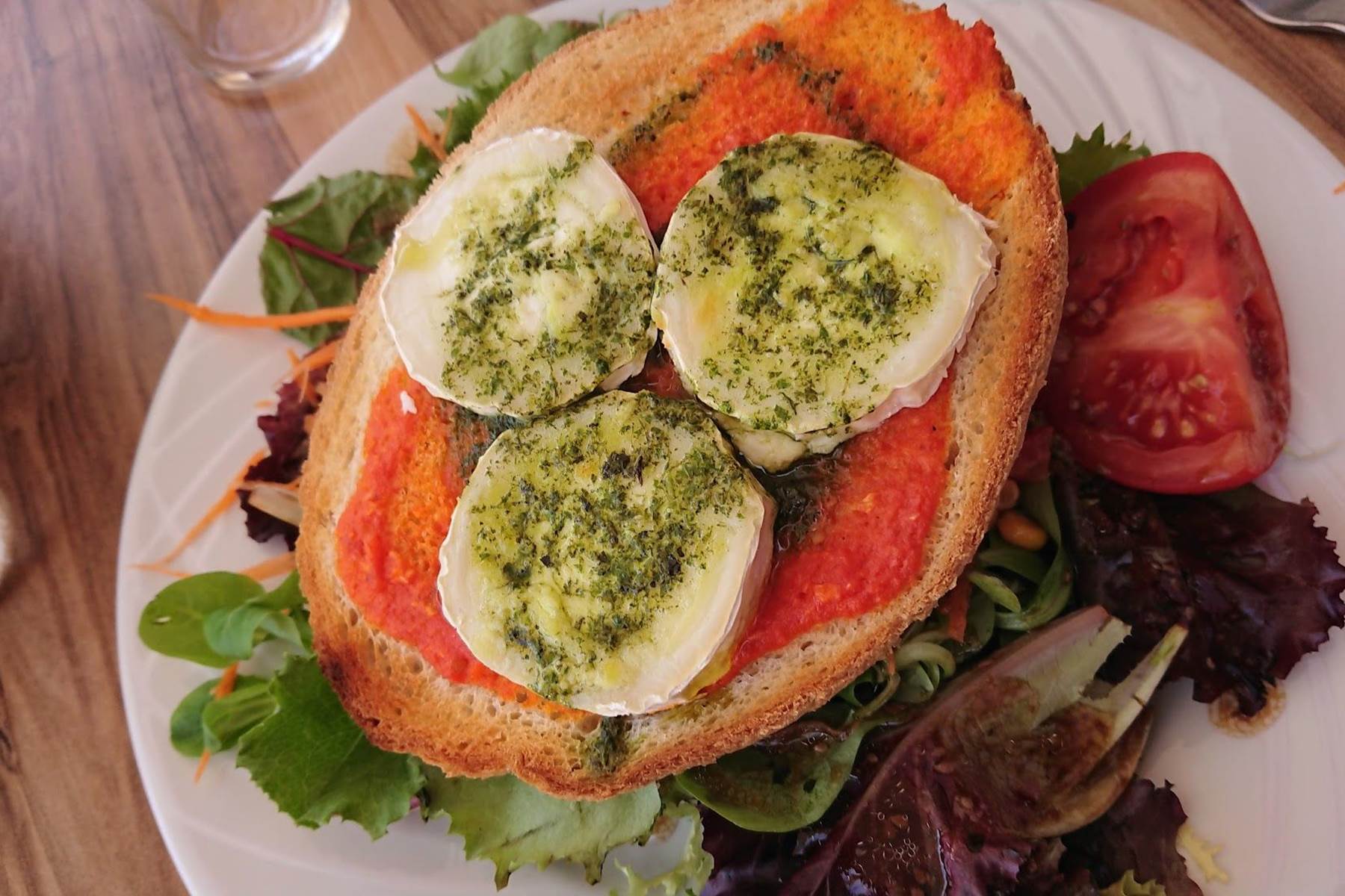 salade de chèvre au pesto-photo-page