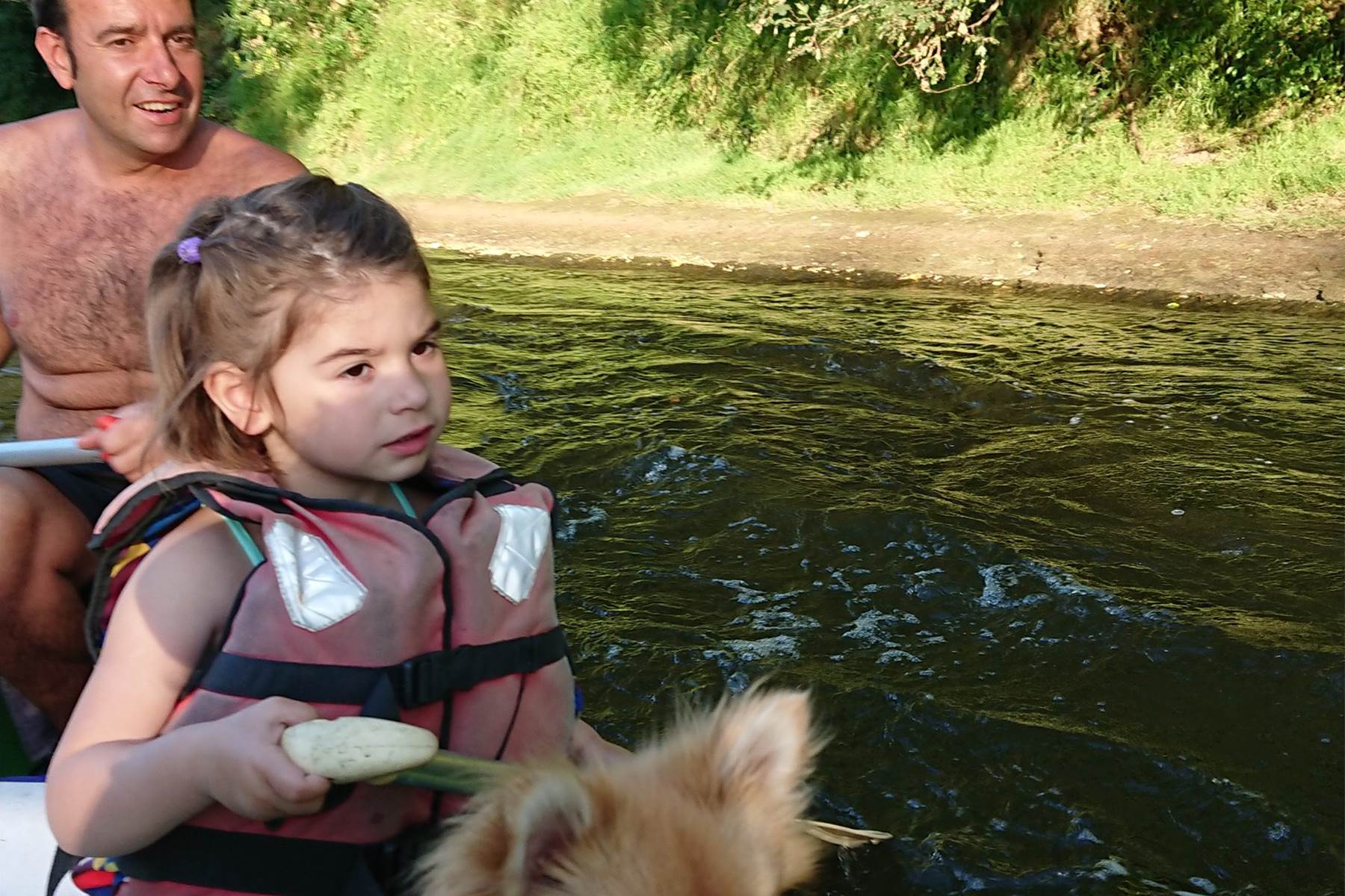 randonnée en famille sur la vézère