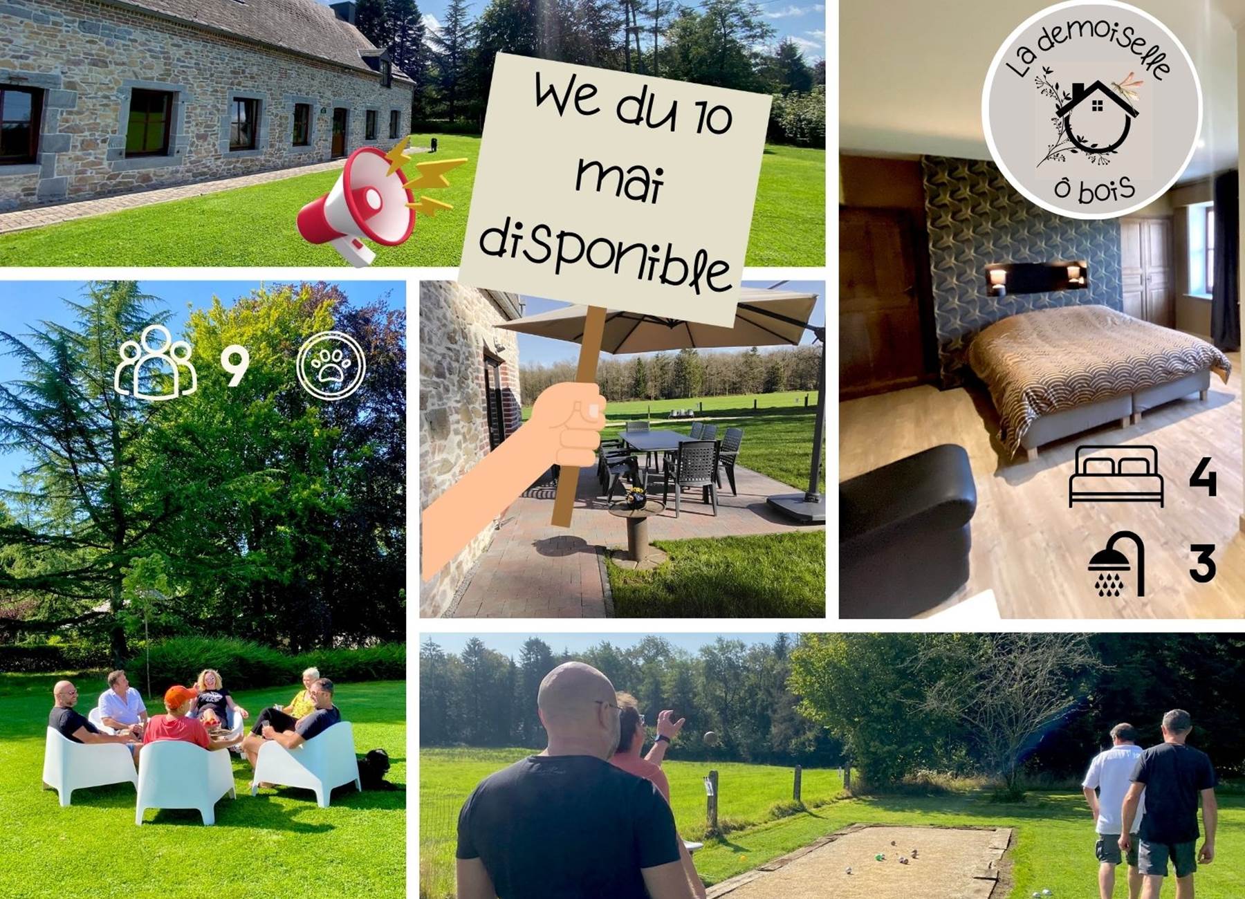 Séjour nature - La demoiselle ô bois