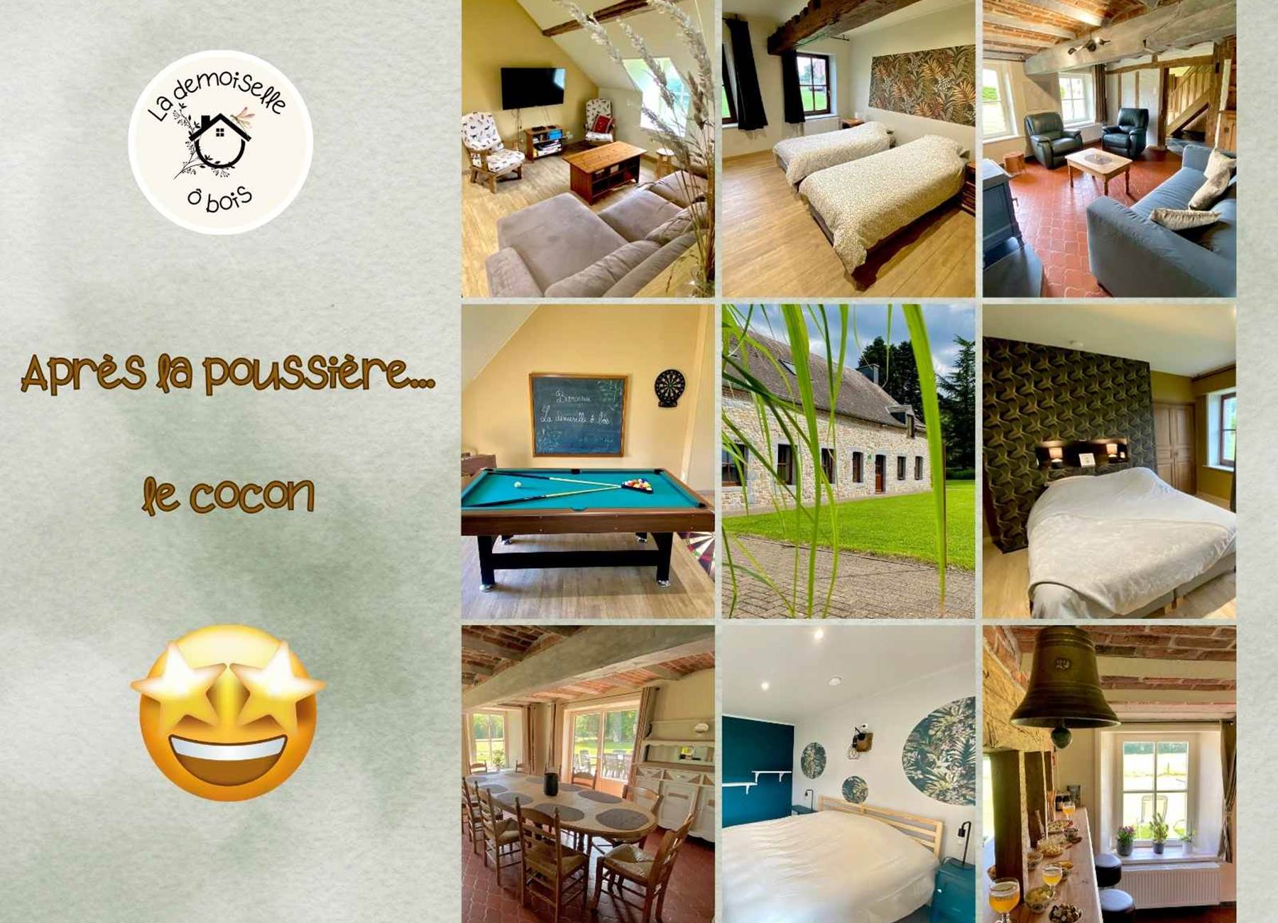 La demoiselle ô bois - les travaux terminés