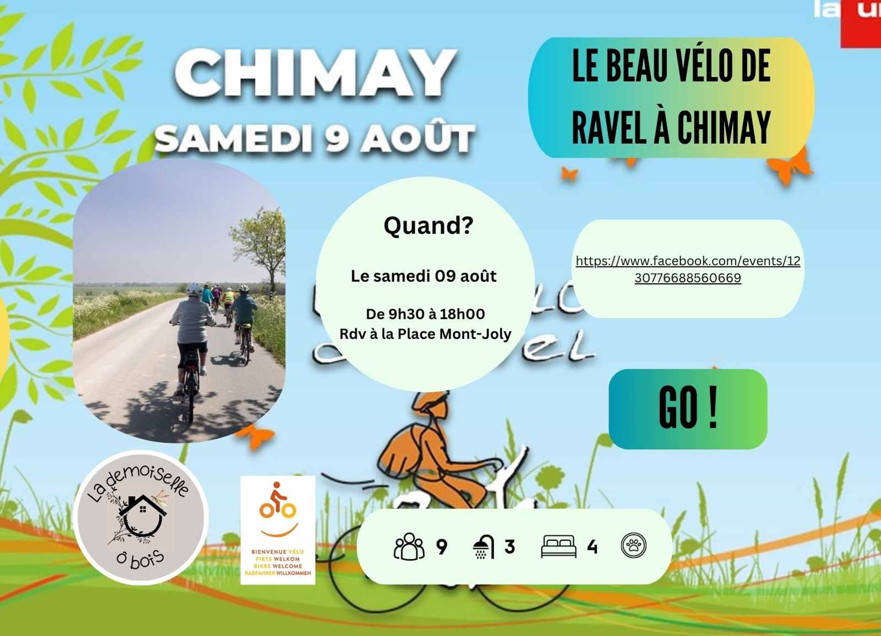 La demoiselle ô bois- label bienvenue vélo