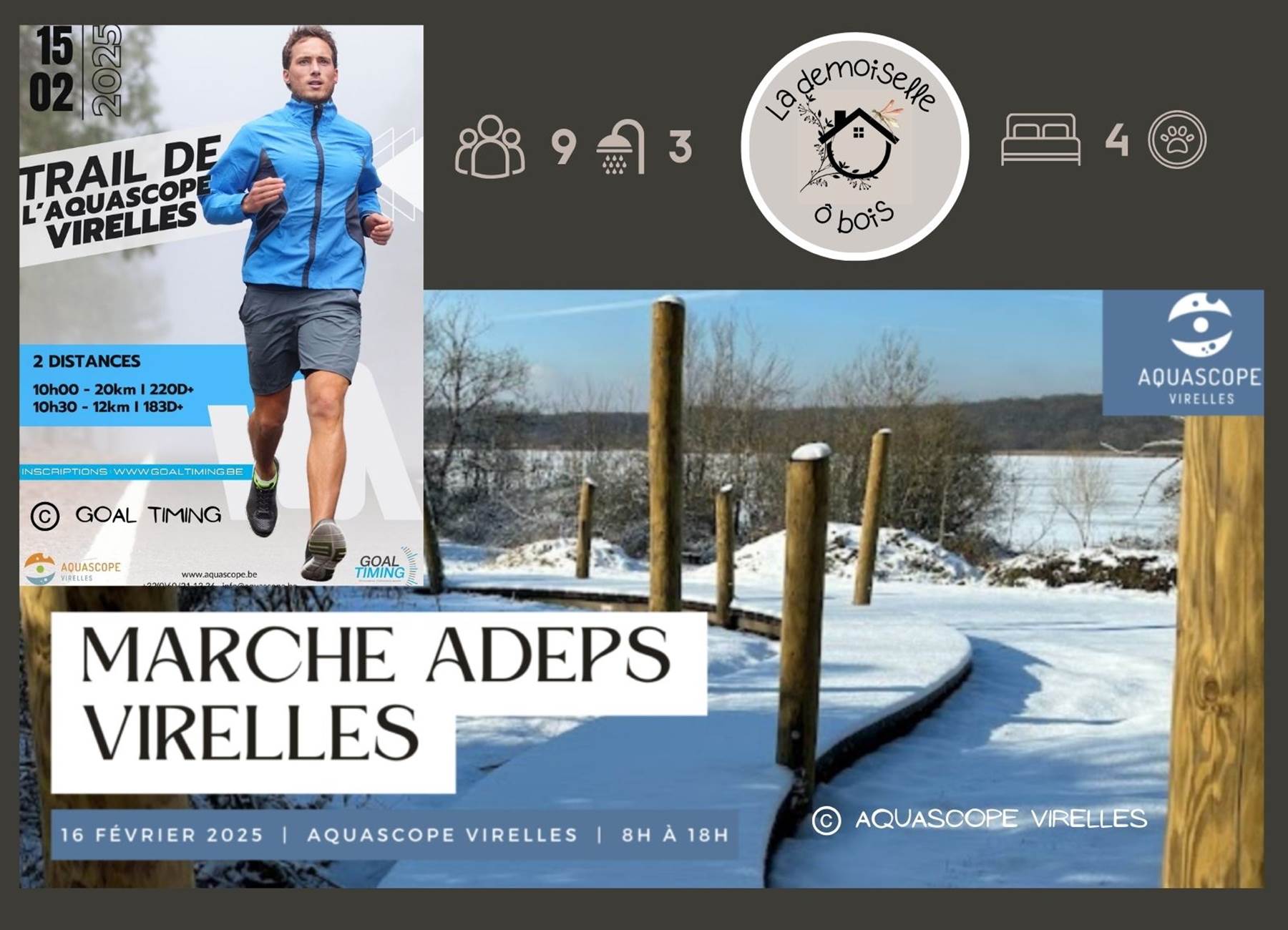 trail et marche de Virelles