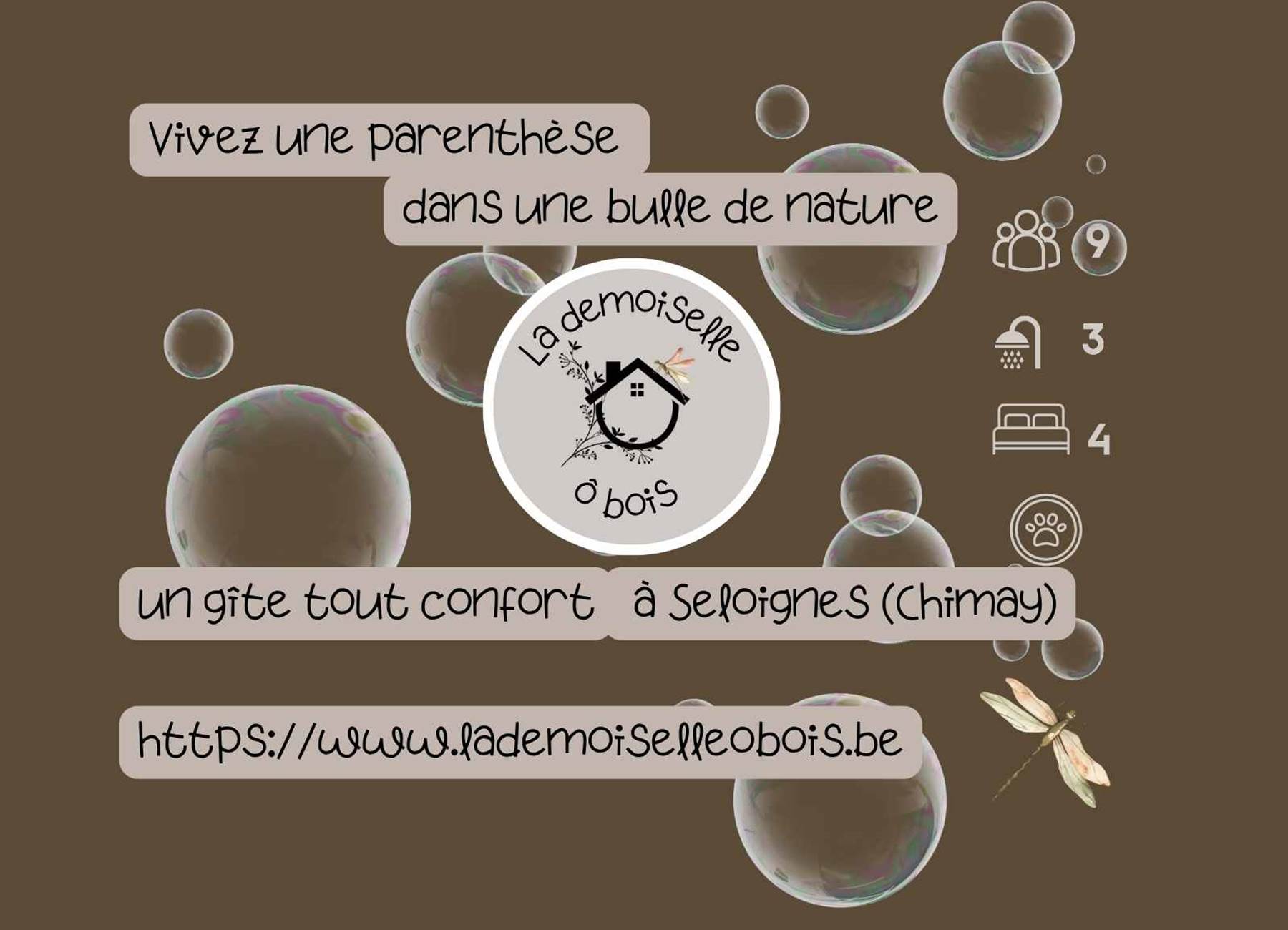 La demoiselle ô bois au cœur du parc ESEM