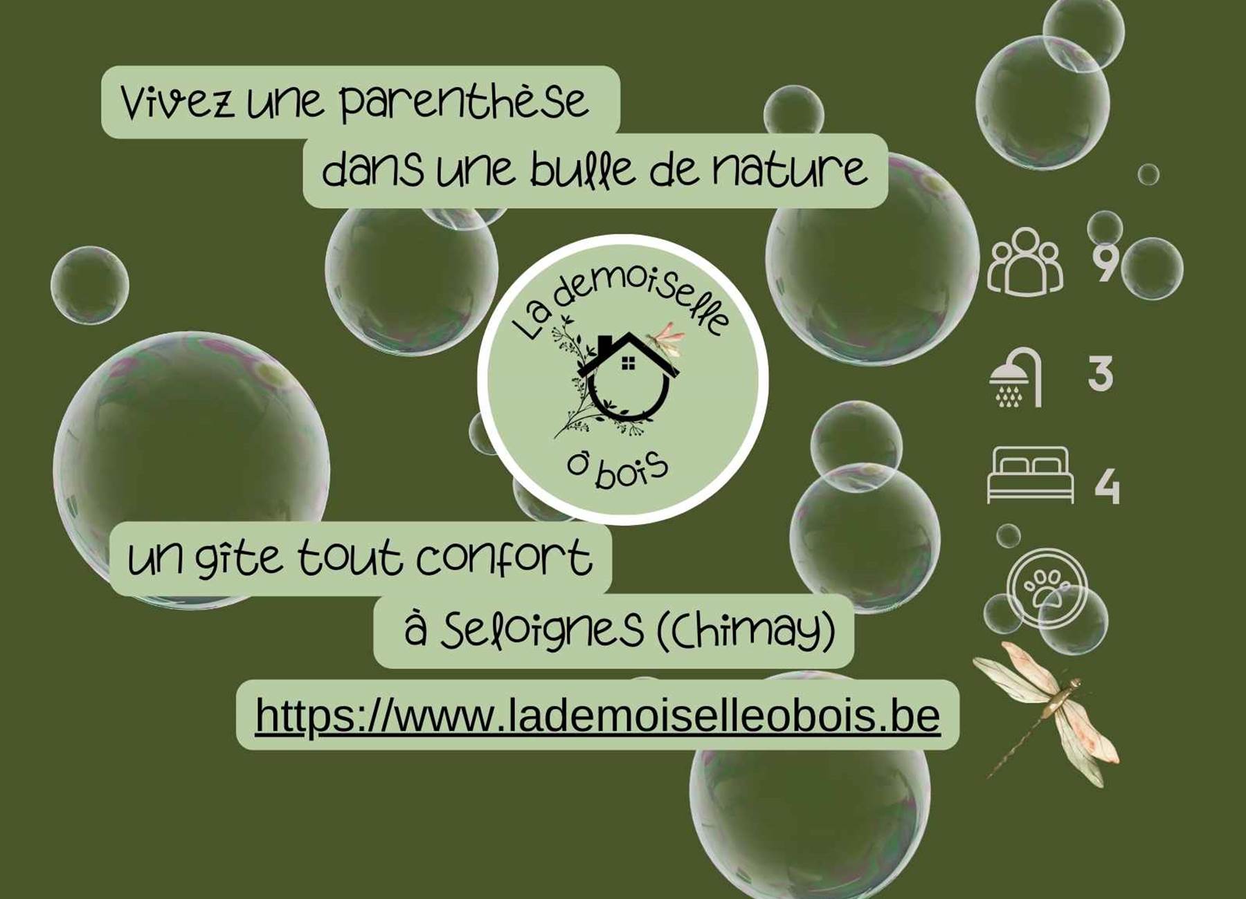 La demoiselle ô bois au cœur du parc ESEM