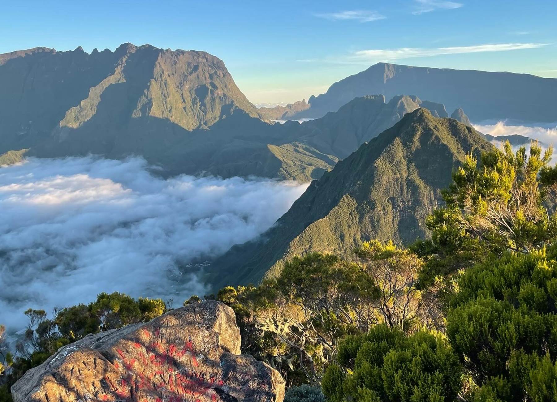 vue du sommet de la Roche Ecrite