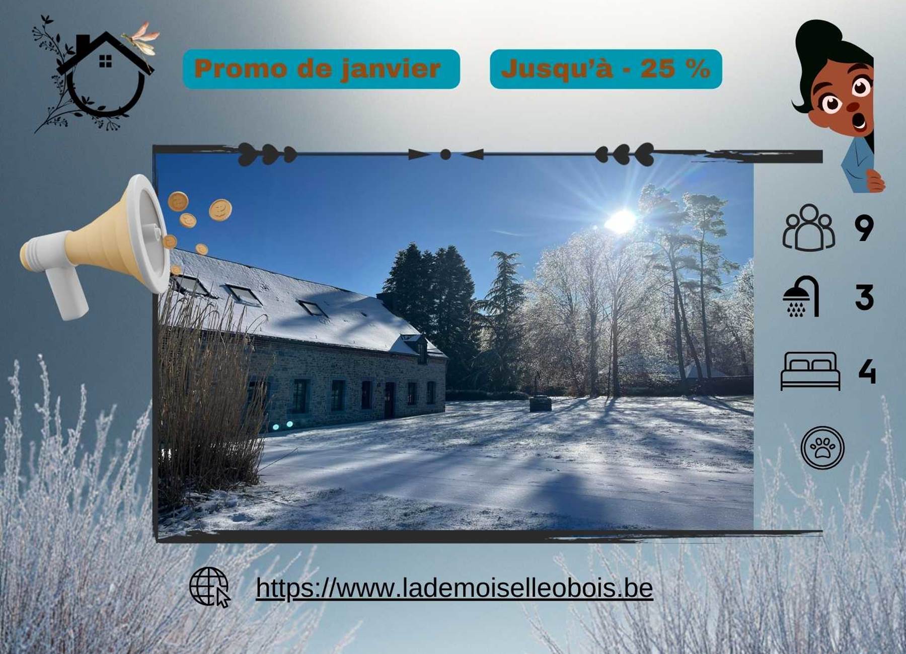 Promo à La demoiselle ô bois