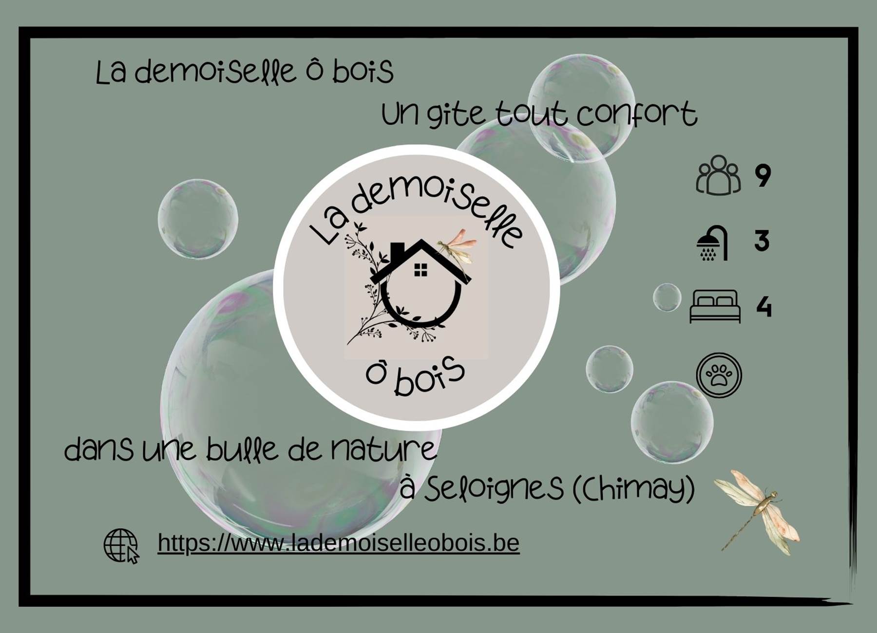 La demoiselle ô bois - gite rural