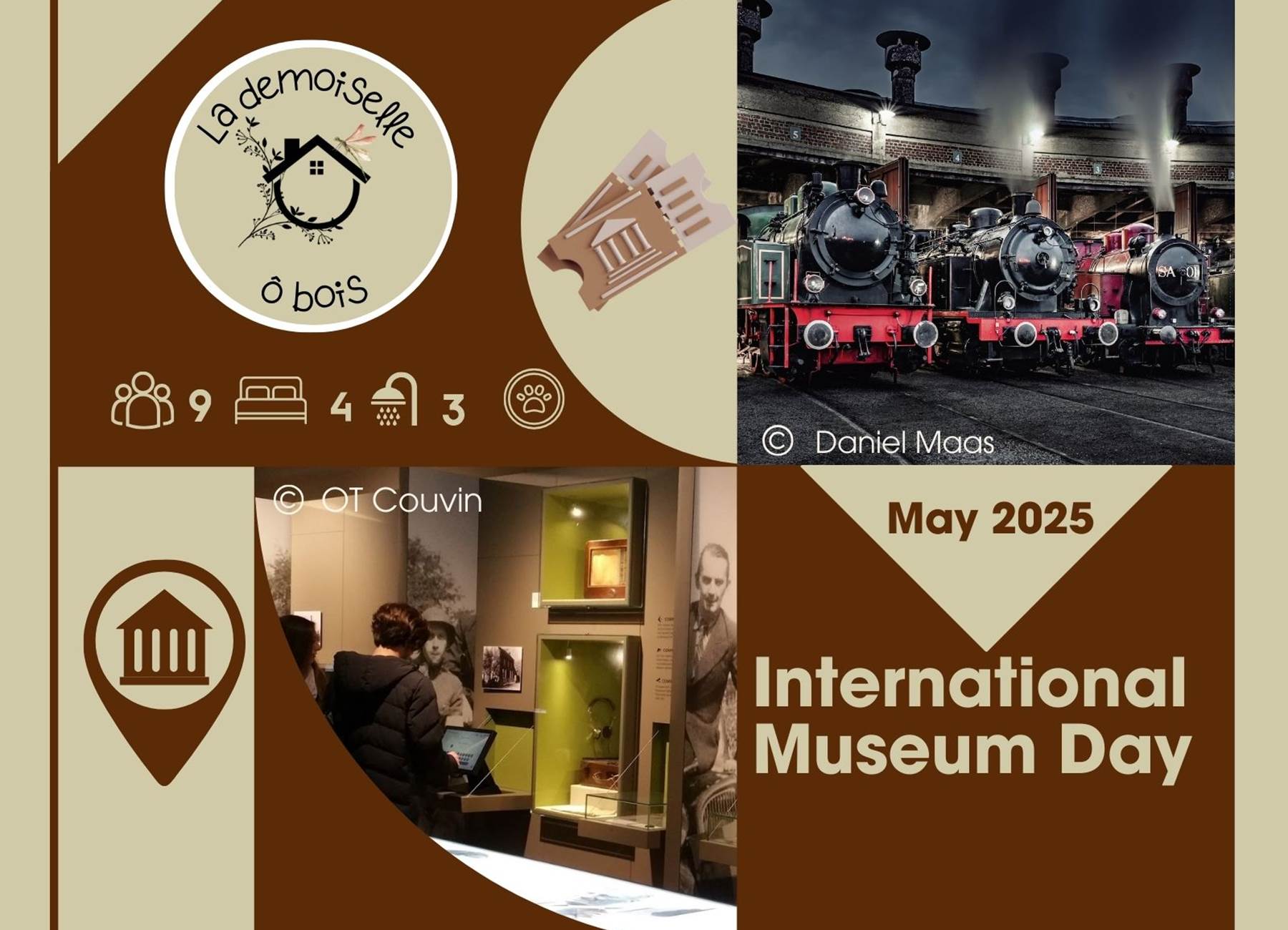 Musées autour de la Demoiselle ô bois