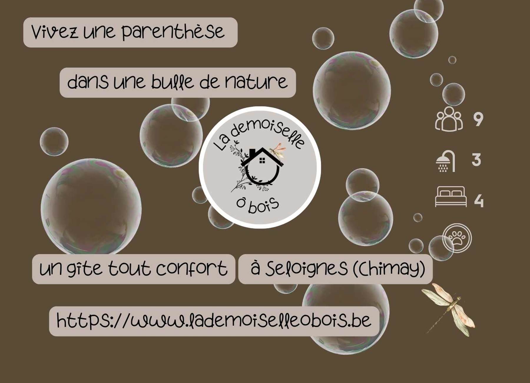 La Demoiselle ô bois- gîte nature