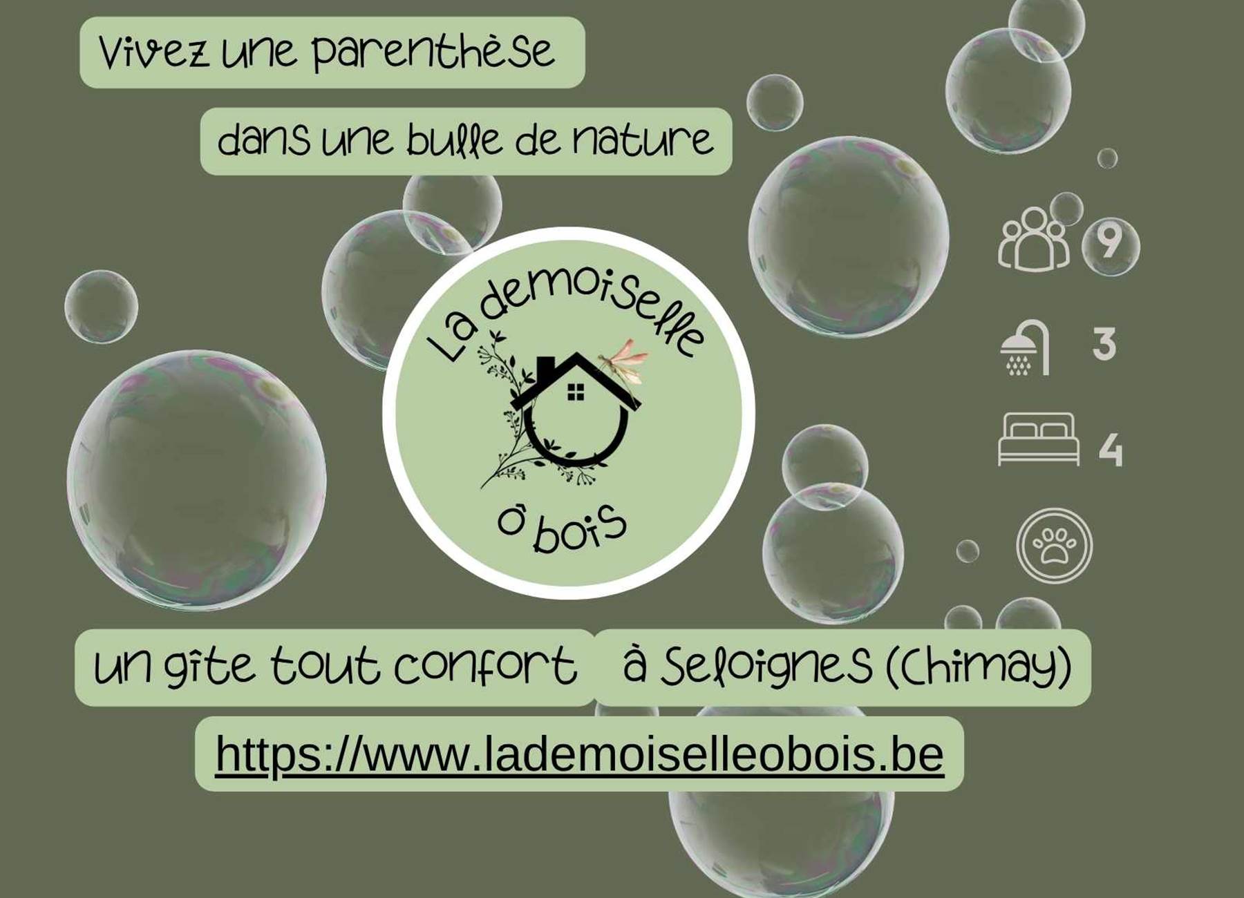 La demoiselle ô bois au cœur du parc ESEM