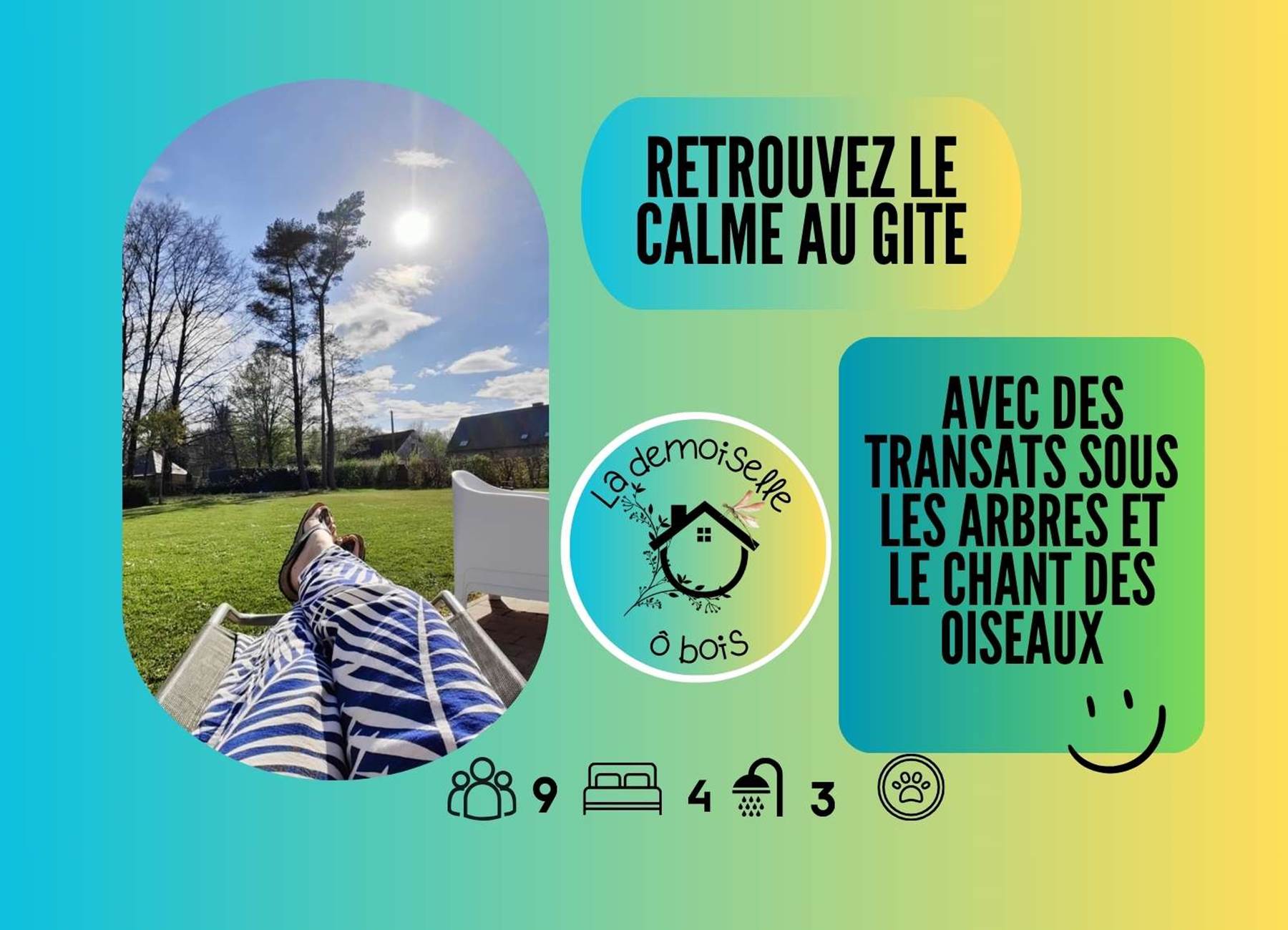 La demoiselle ô bois à deux pas de Chimay