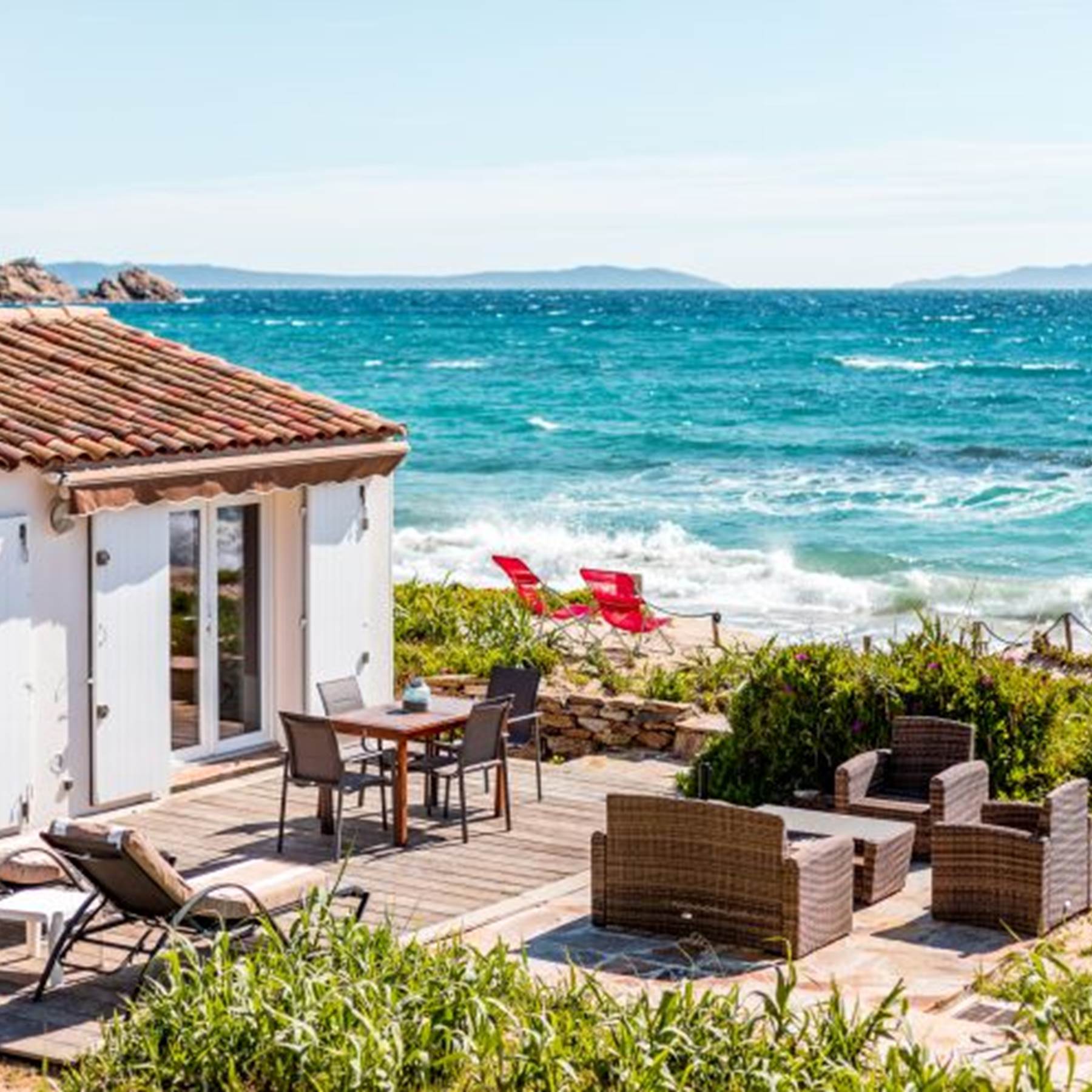 Terrasse bord de mer-galerie