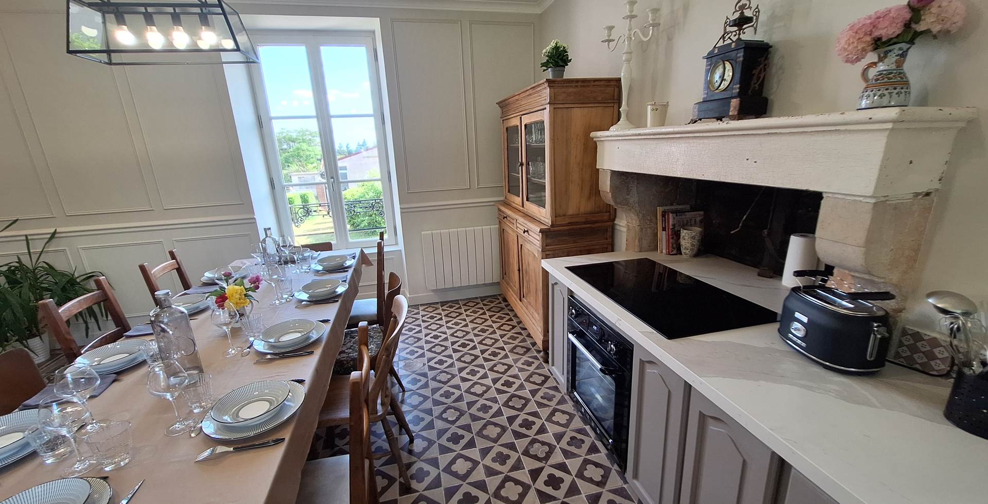 table cuisson gite de charme le quatre feuilles