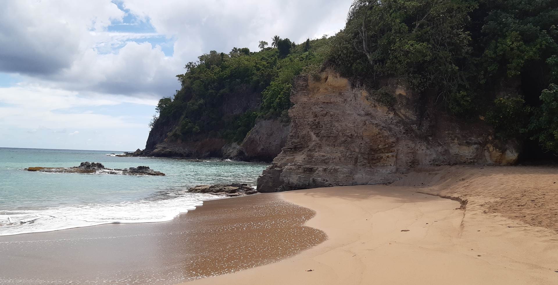 Plage Anse Tillet cotè droit