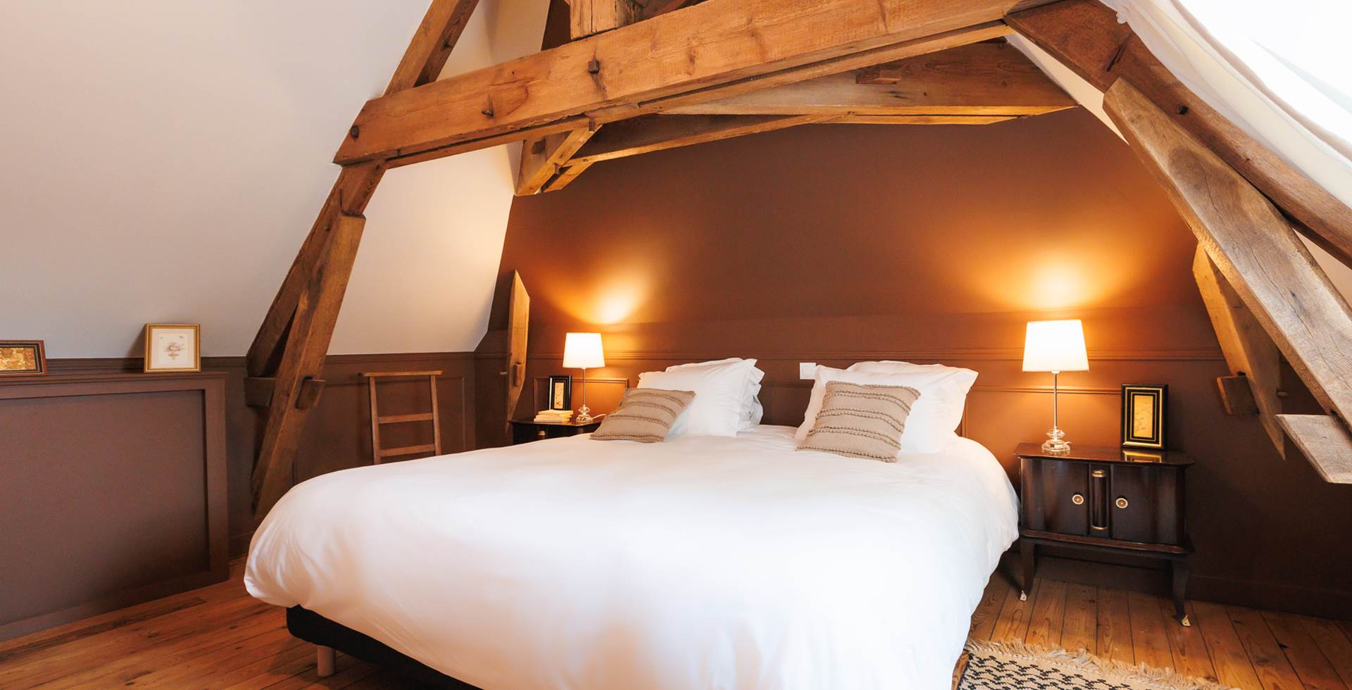 chambre chocolat gite de charme Le Quatre feuilles proche Puy du Fou
