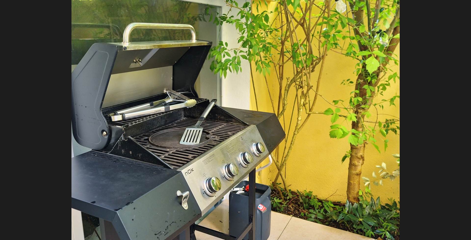 VILLA DU LAC VICHY - patio - barbecue / plancha