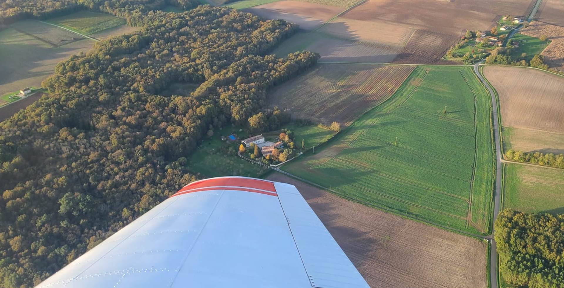 Vue d'avion Domaine 1