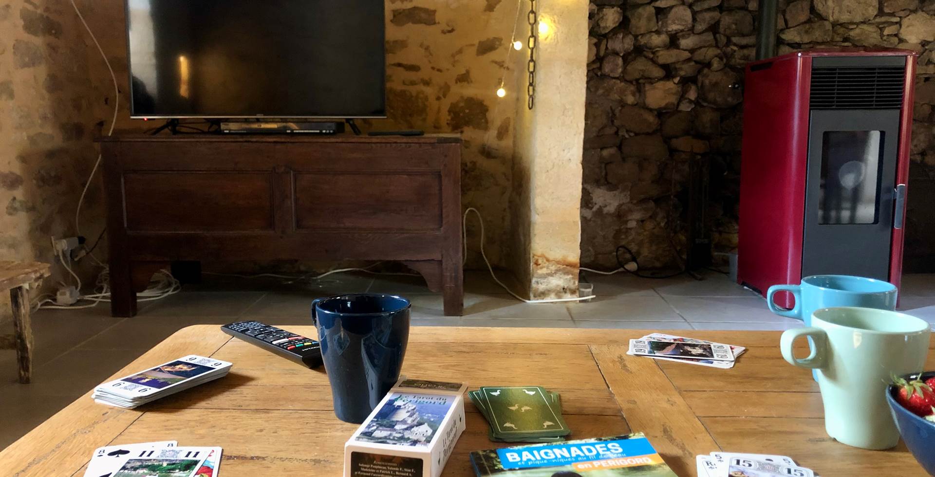 Salon avec TV