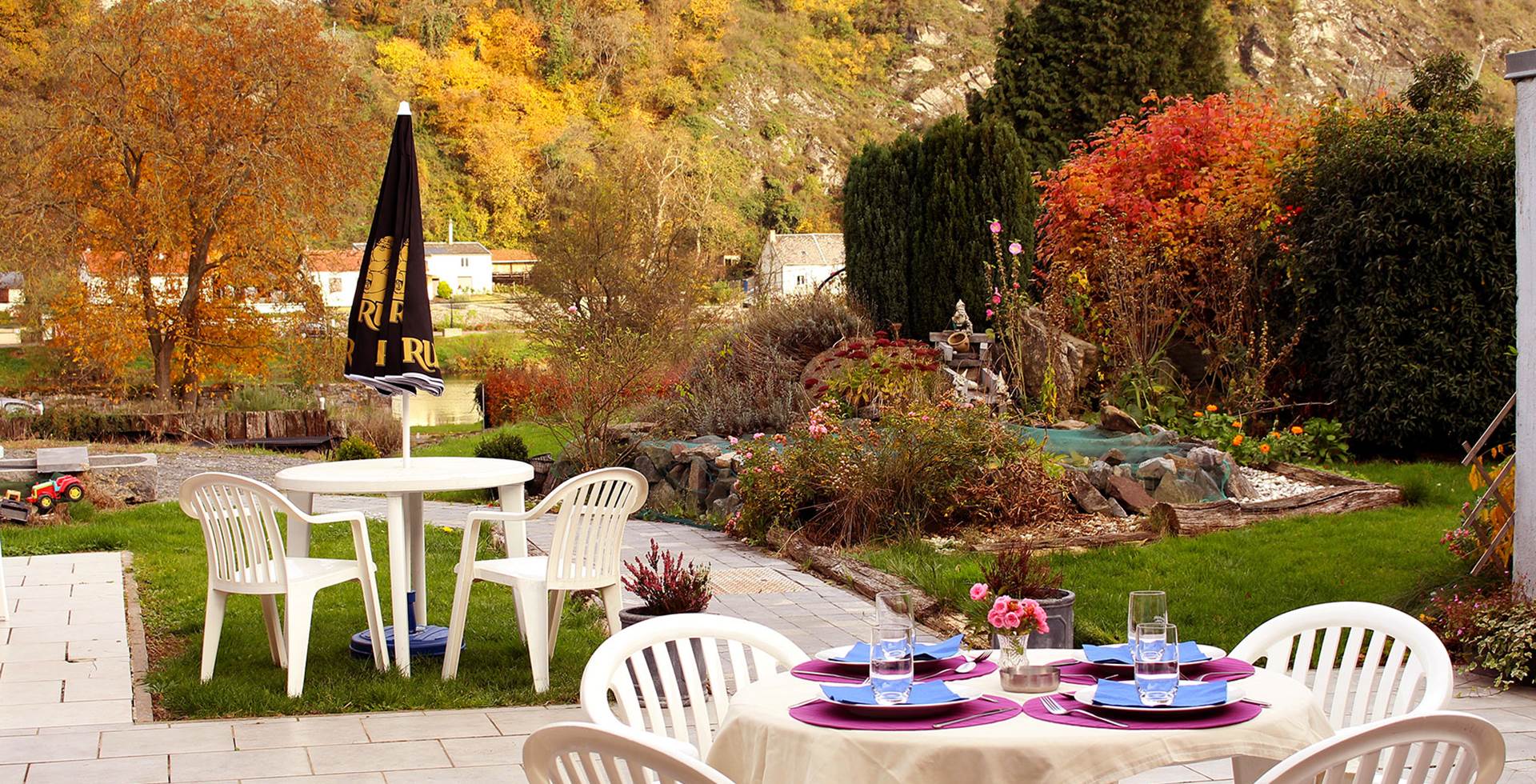 Côté terrasse et jardin, un cadre idéal pour se détendre !