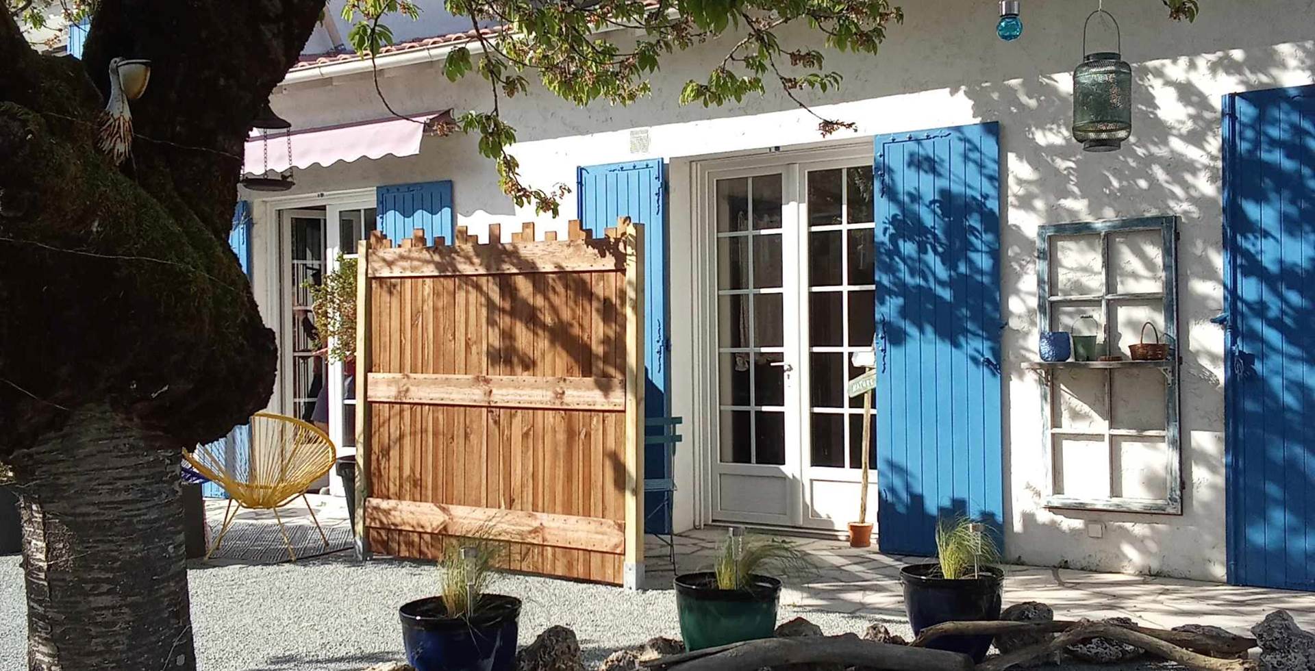 Terrasse chambre Nature