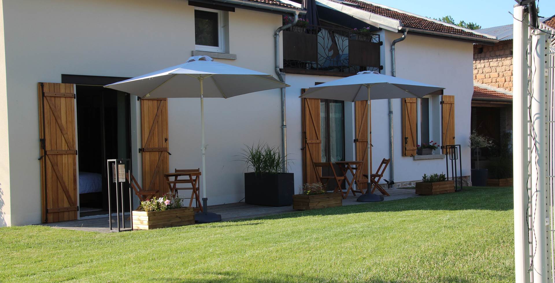 une terrasse pour chaque chambre