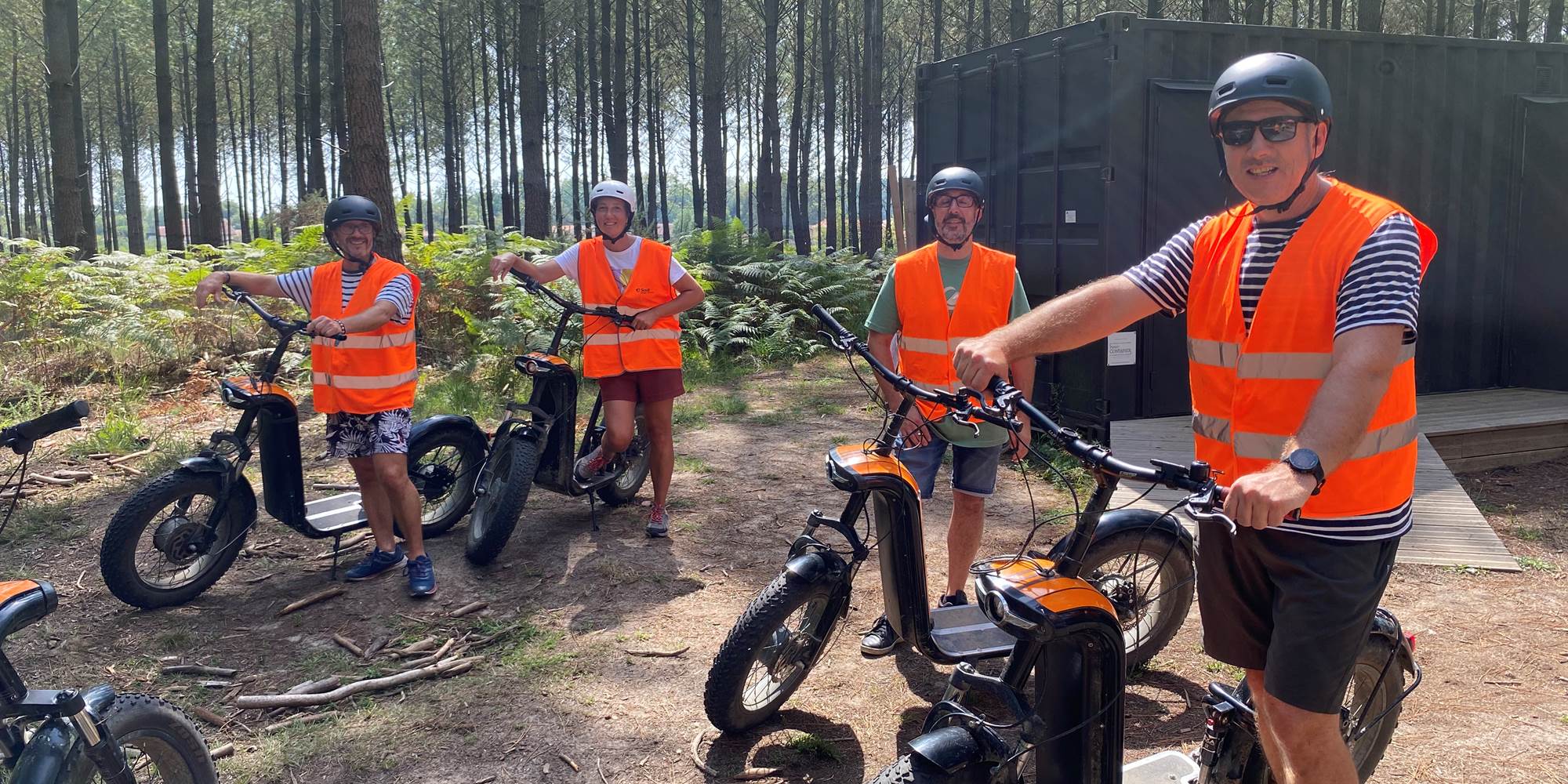 Prêts pour parcourir la campagne landaise