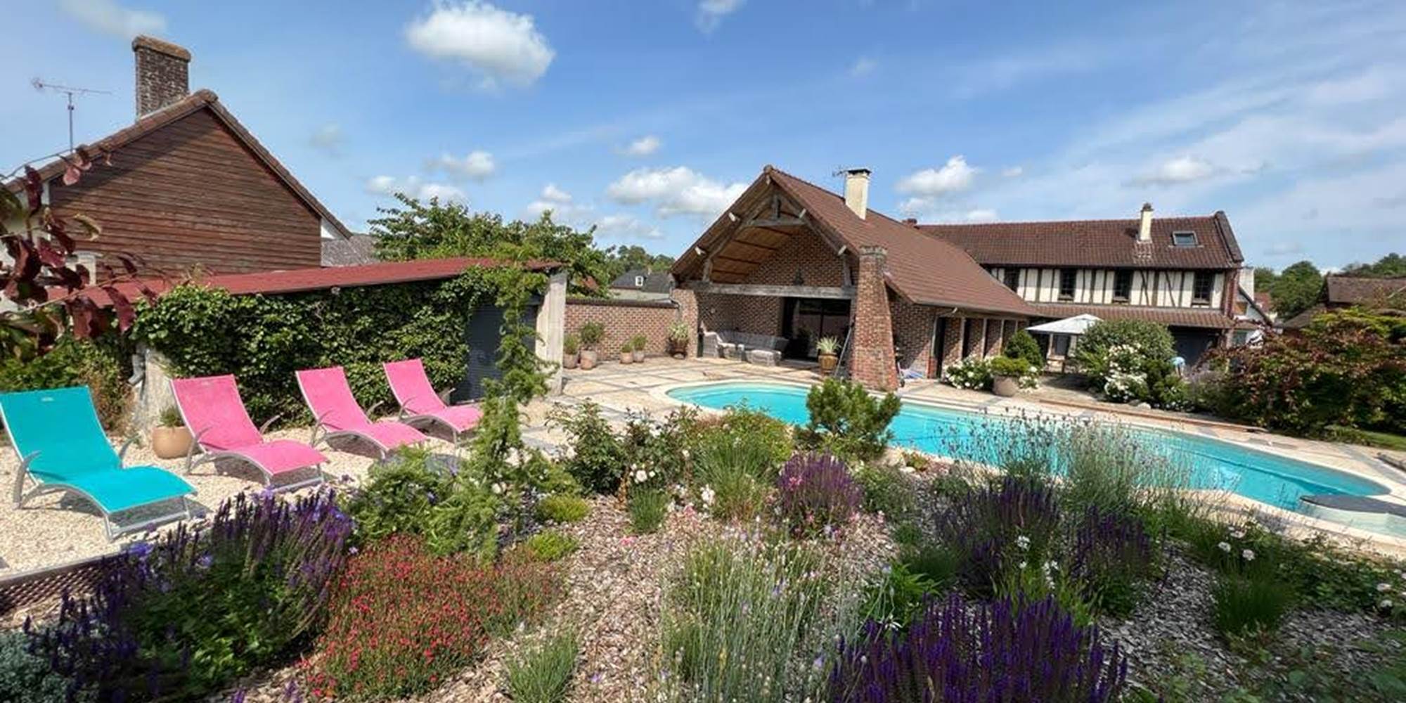 vue du sud de la maison