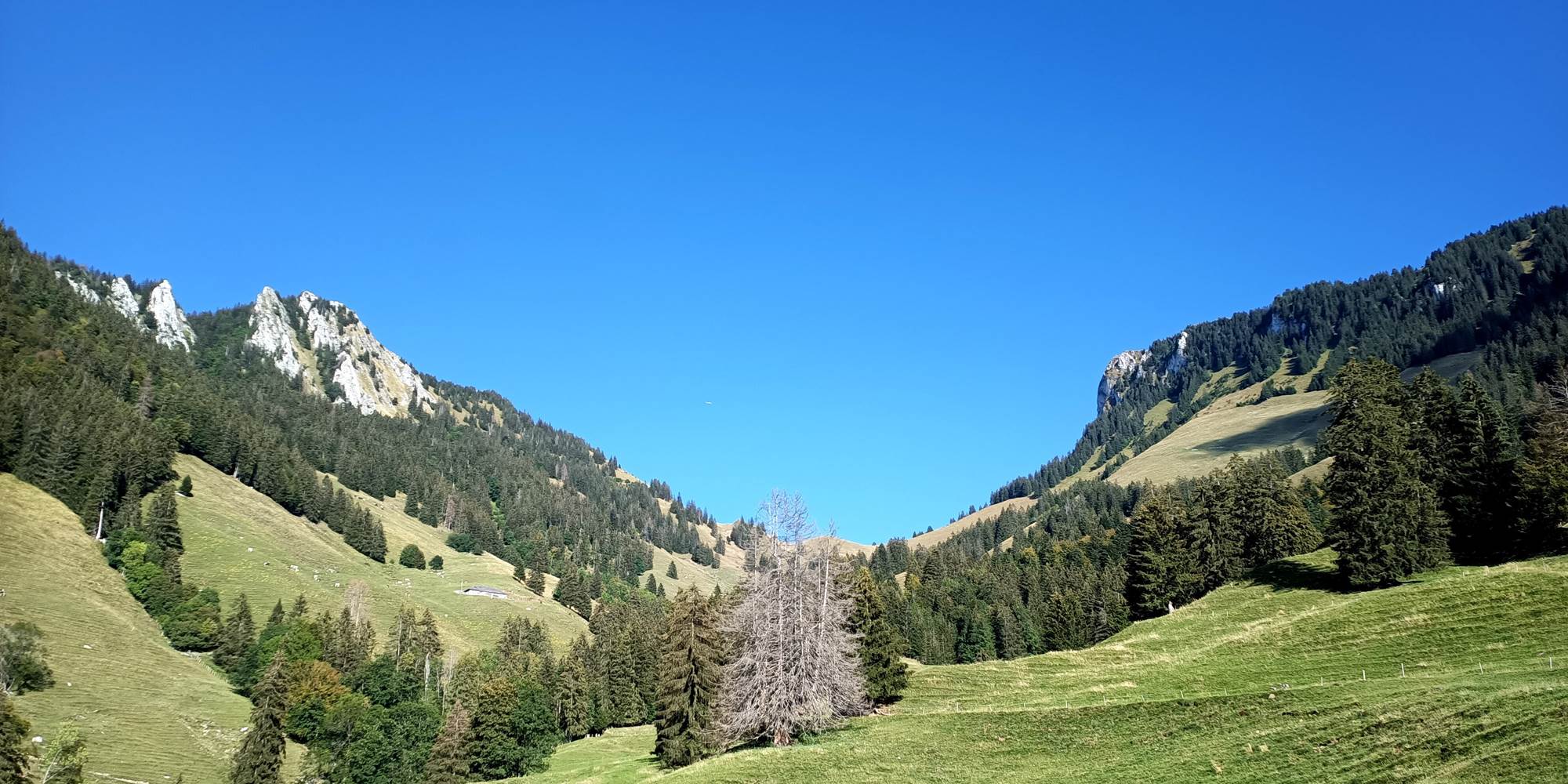 Randonnee au dessus du village