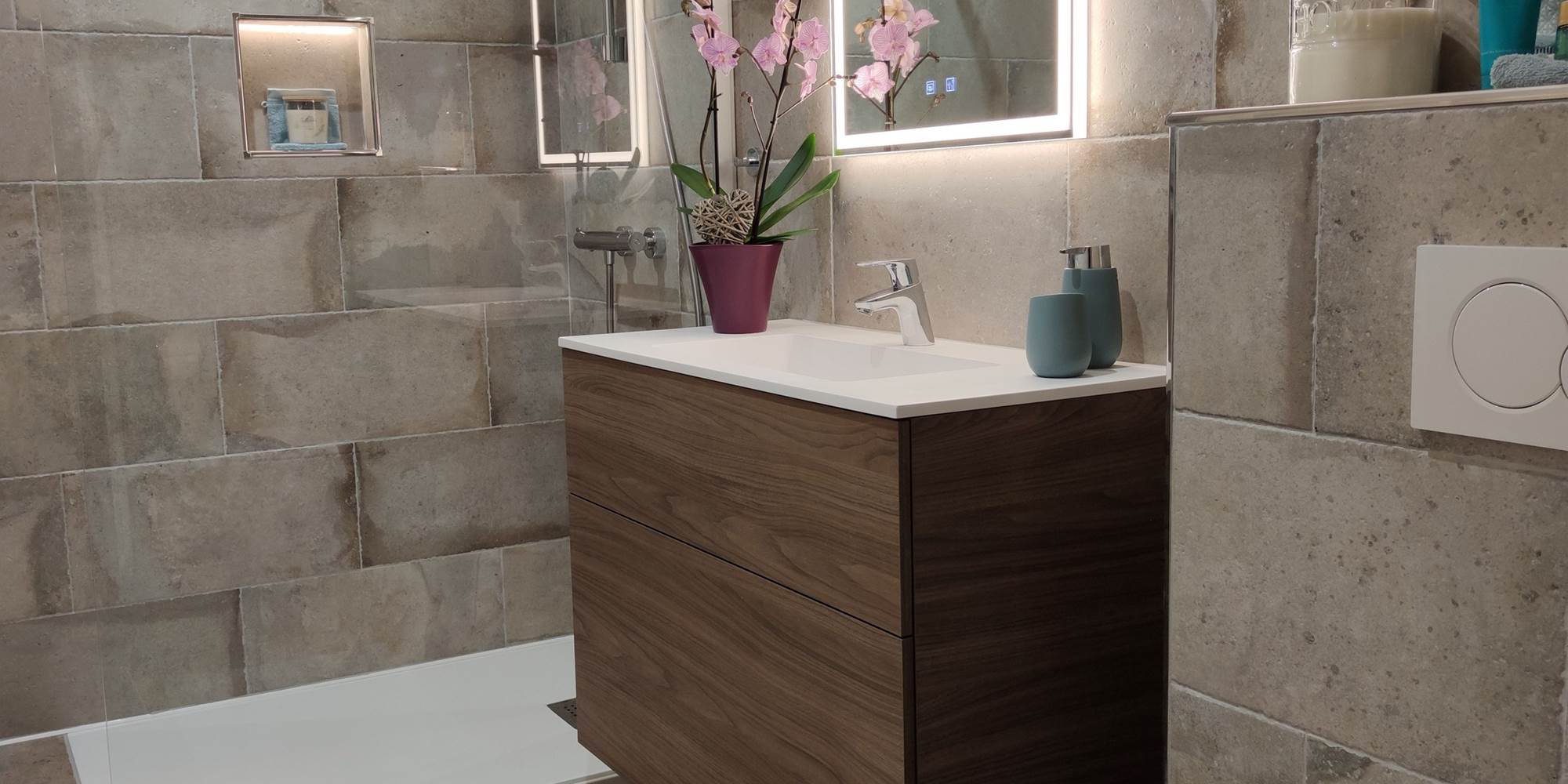Salle de  Douche /WC - Gîte Bacchus