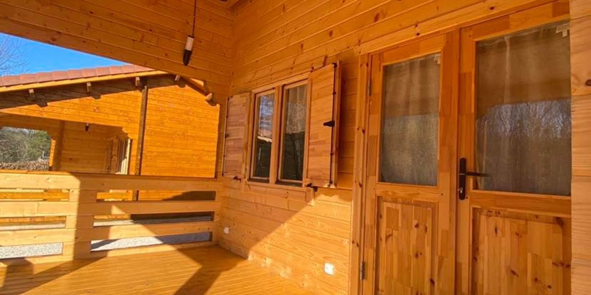 TERASSE CHALET AMOUR BLANC