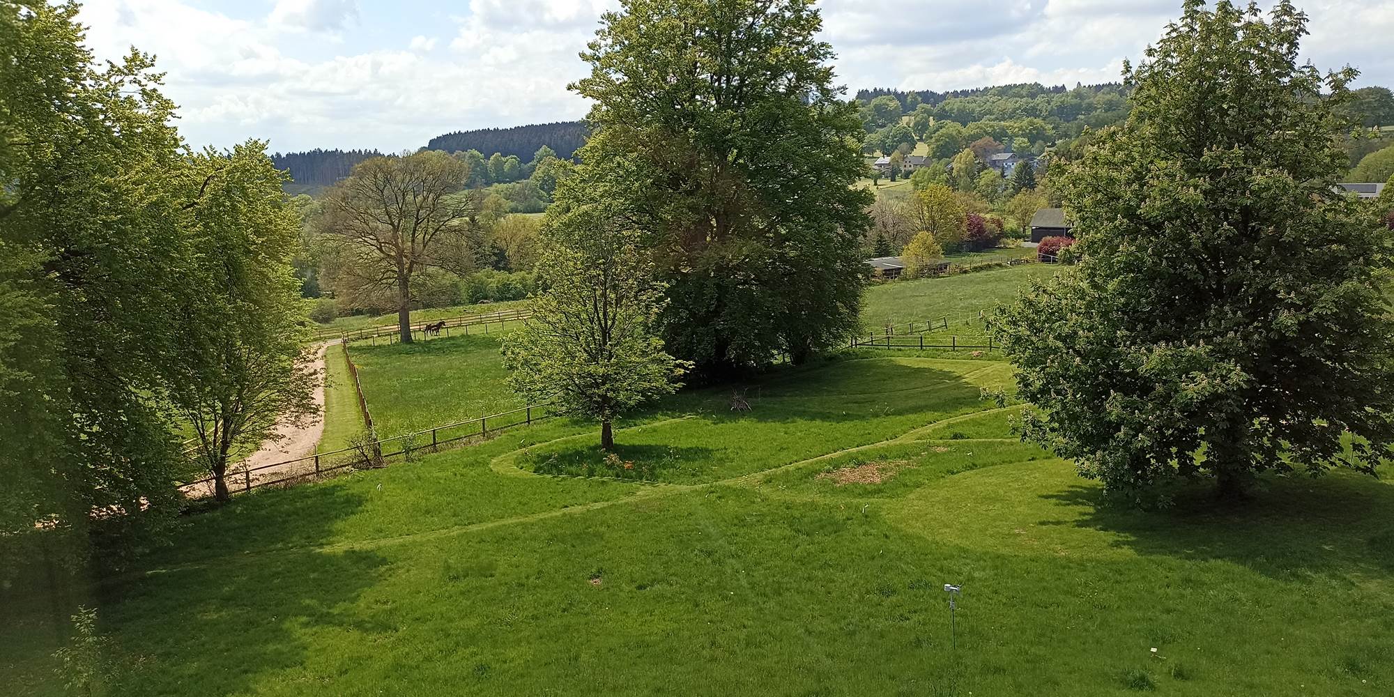 Jardin arrière, vue sur le jardin