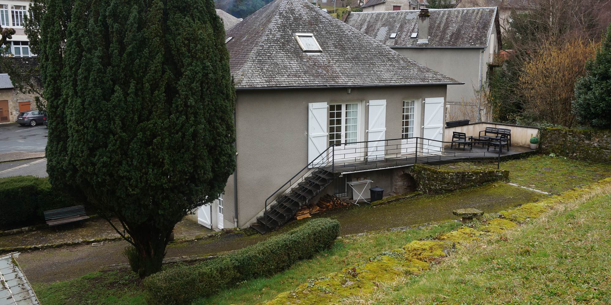 vue du jardin -terrasse