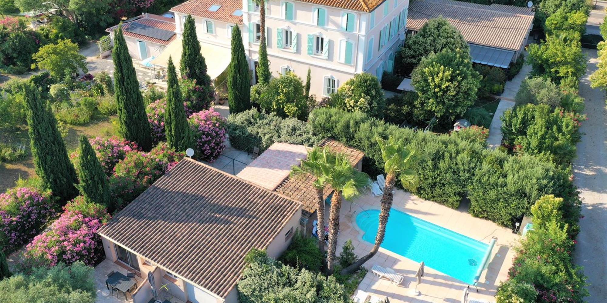 Vue aérienne domaine