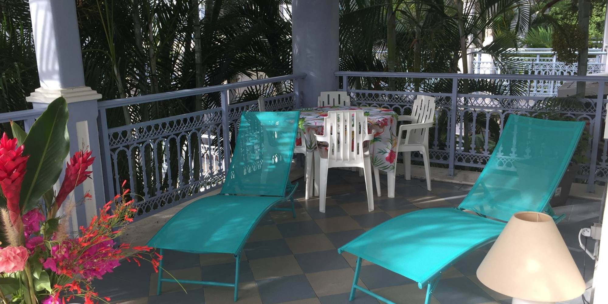 Coin détente ombragé