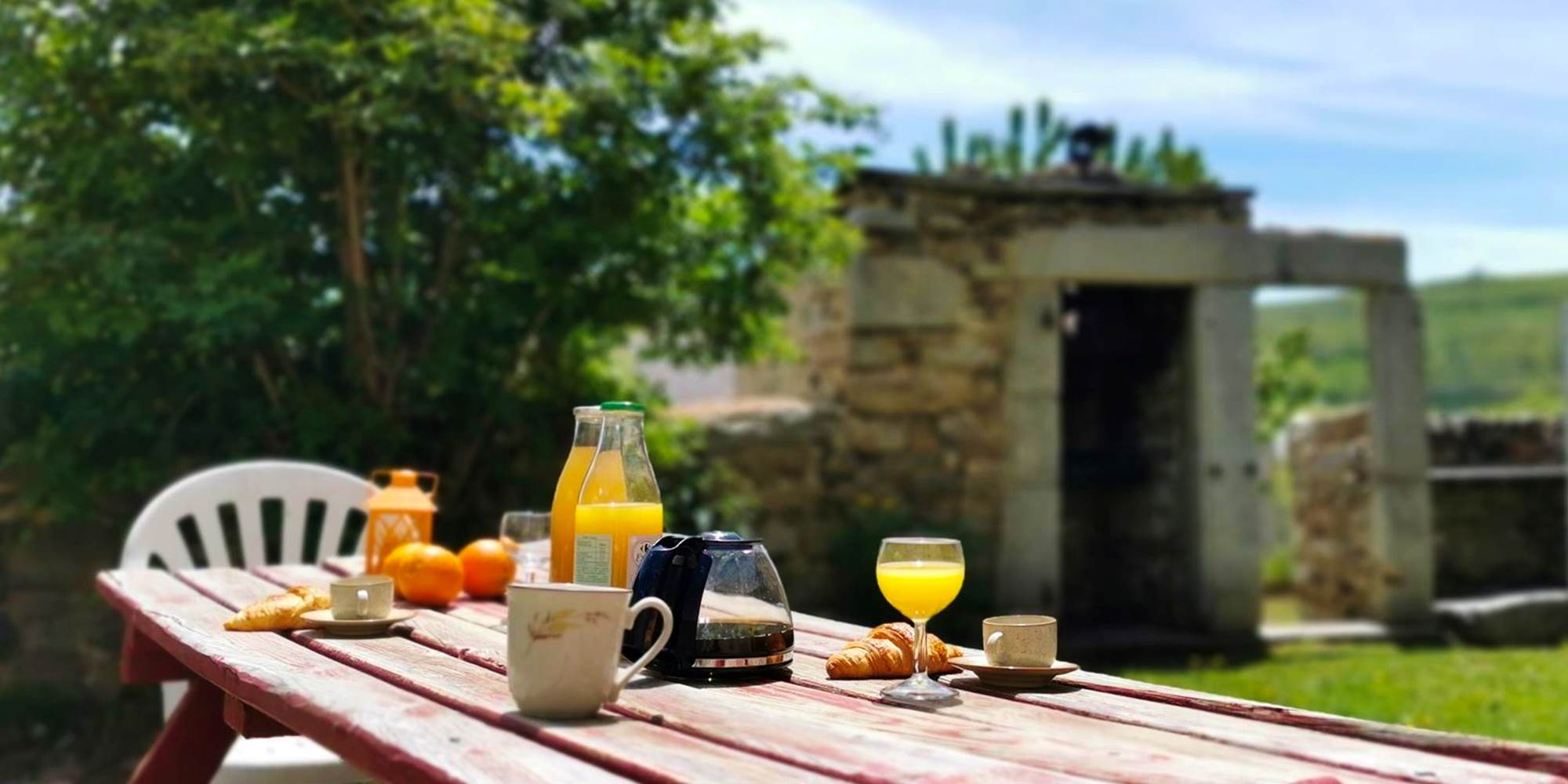 cour des gîtes petit déjeuner